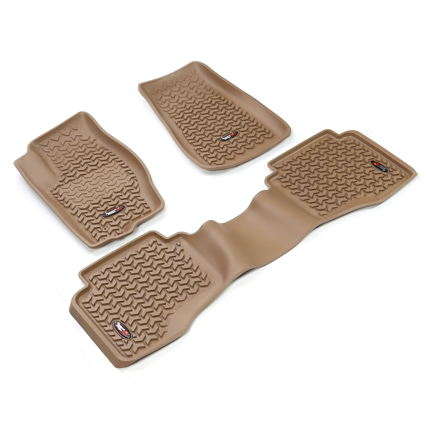 Floor Liners, Kit, Tan; 05-10 Grand Cherokee WK/06-10 Commander XK-13987.33
