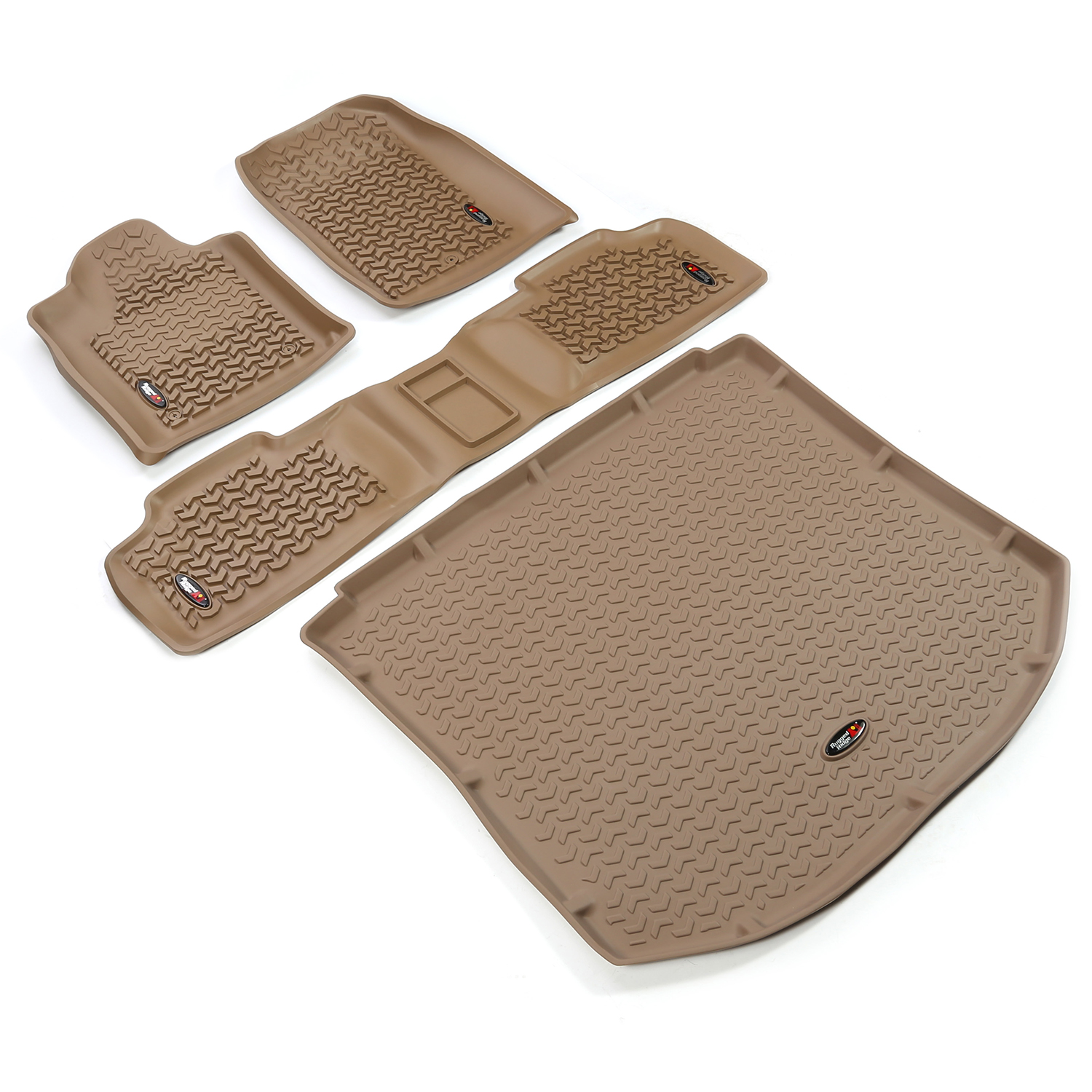 Floor Liners, Kit, Tan; 11-16 Jeep Grand Cherokee WK-13988.26