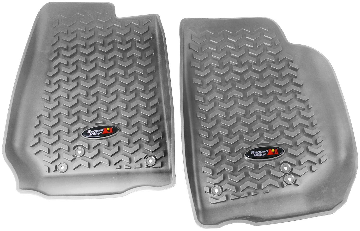 Floor Liners, Front, Gray; 07-16 Jeep Wrangler JK-14920.03