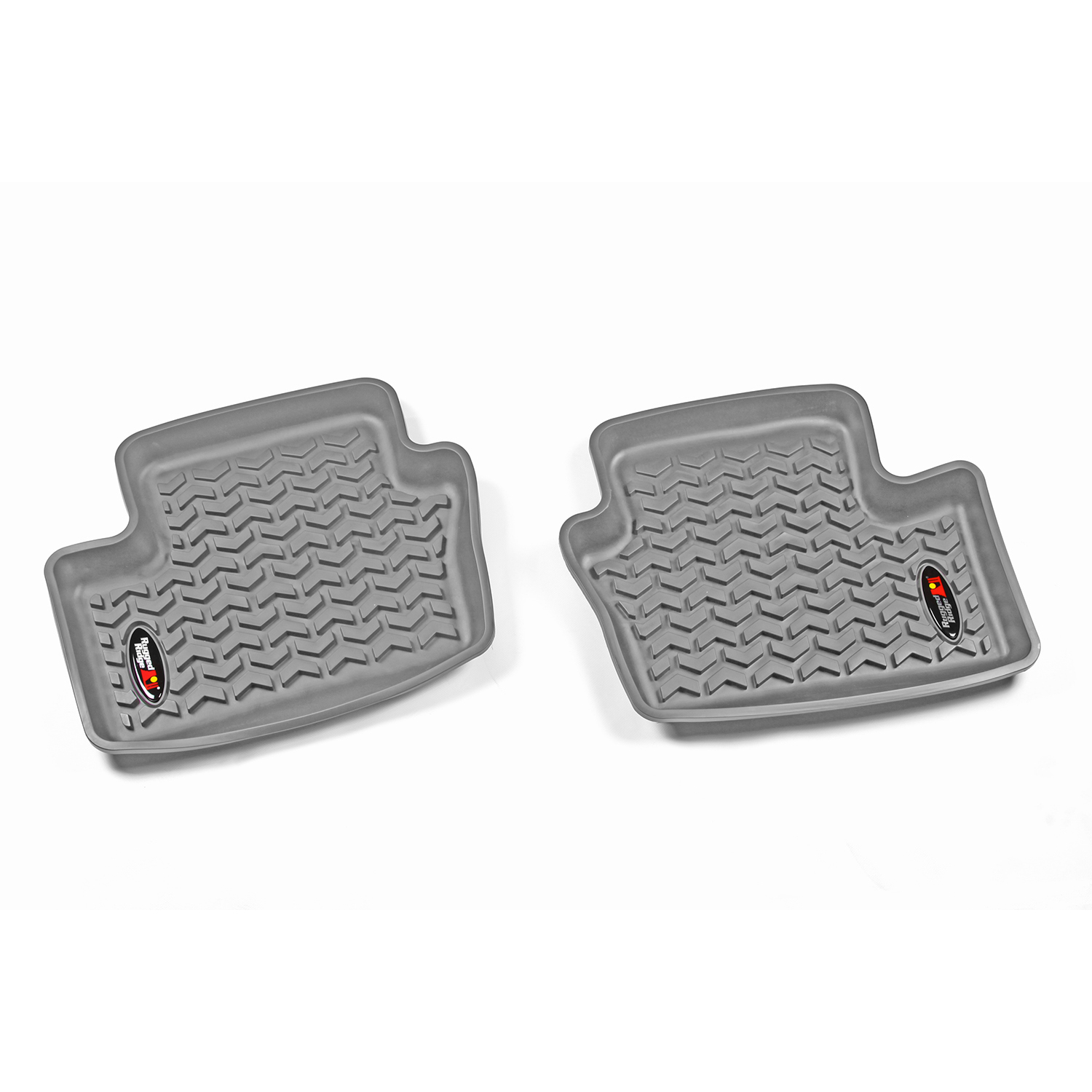 Floor Liners, Rear, Gray; 07-12 Caliber /07-16 MK-14950.17