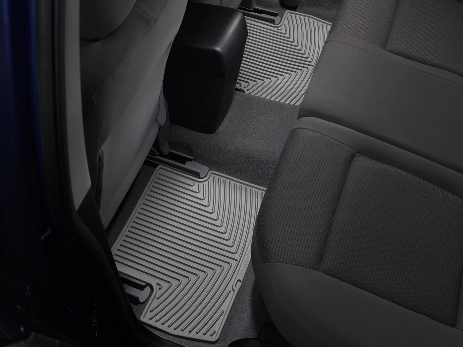 Rear Rubber Mats, Grey W110GR