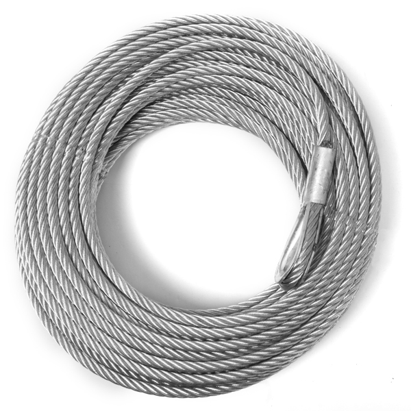 UTV Winch Cable, 3/16 Inch x 50 feet, ATV/UTV-15103.51