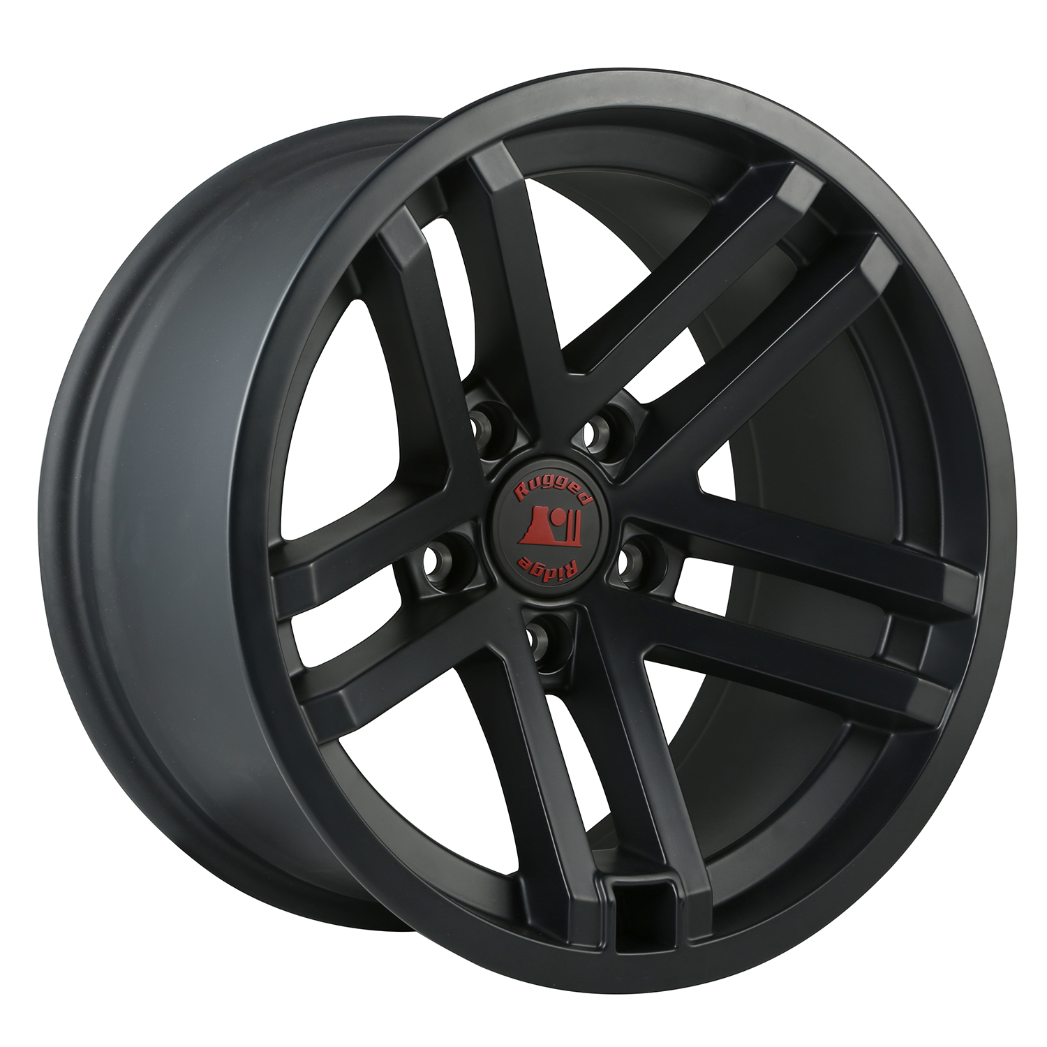 Jesse Spade Wheel, 17X9, Black Satin; 07-21 JK/JL/JT-15303.90