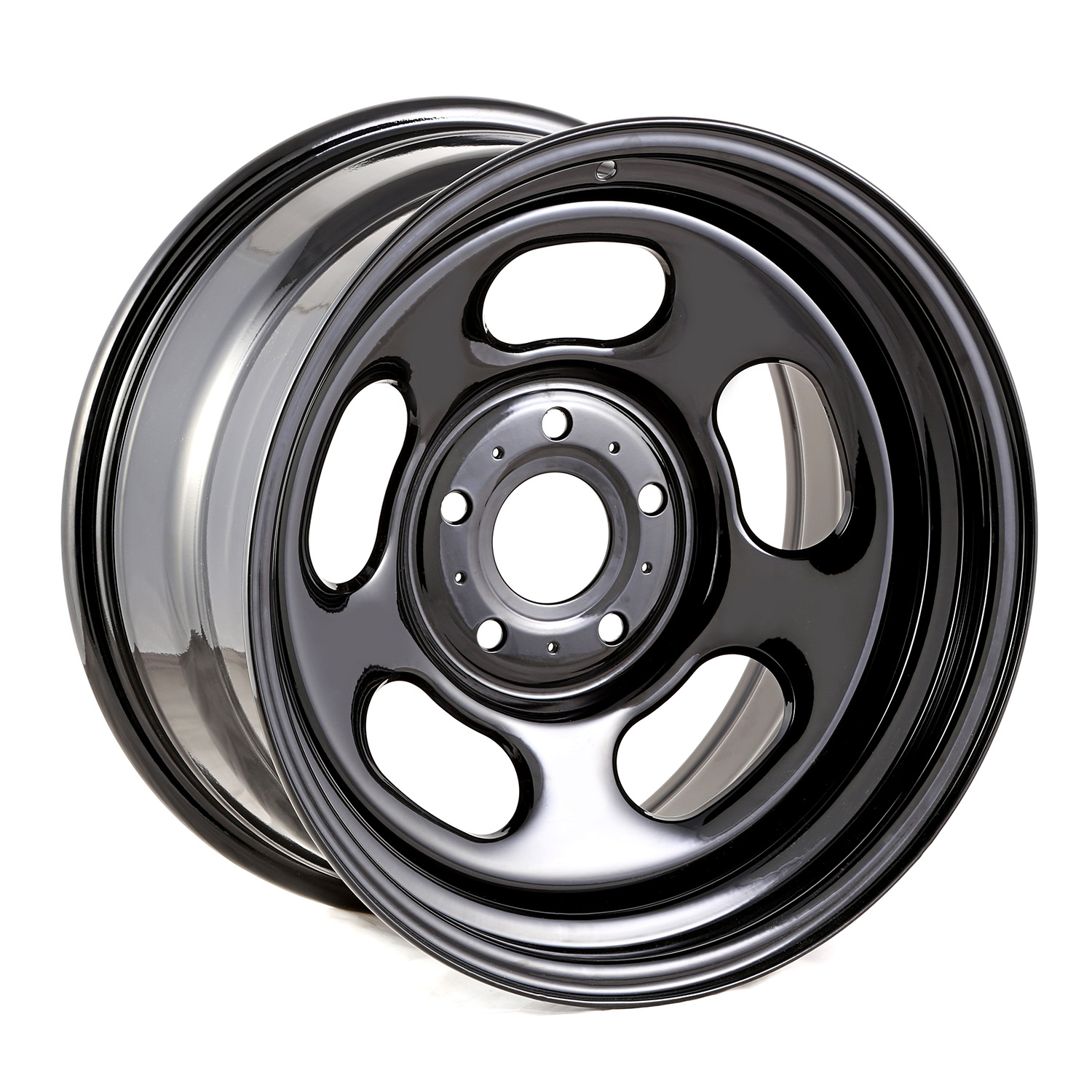 Black Steel Wheel, 17x9; 07-21 Jeep JK/JL/JT-15500.76