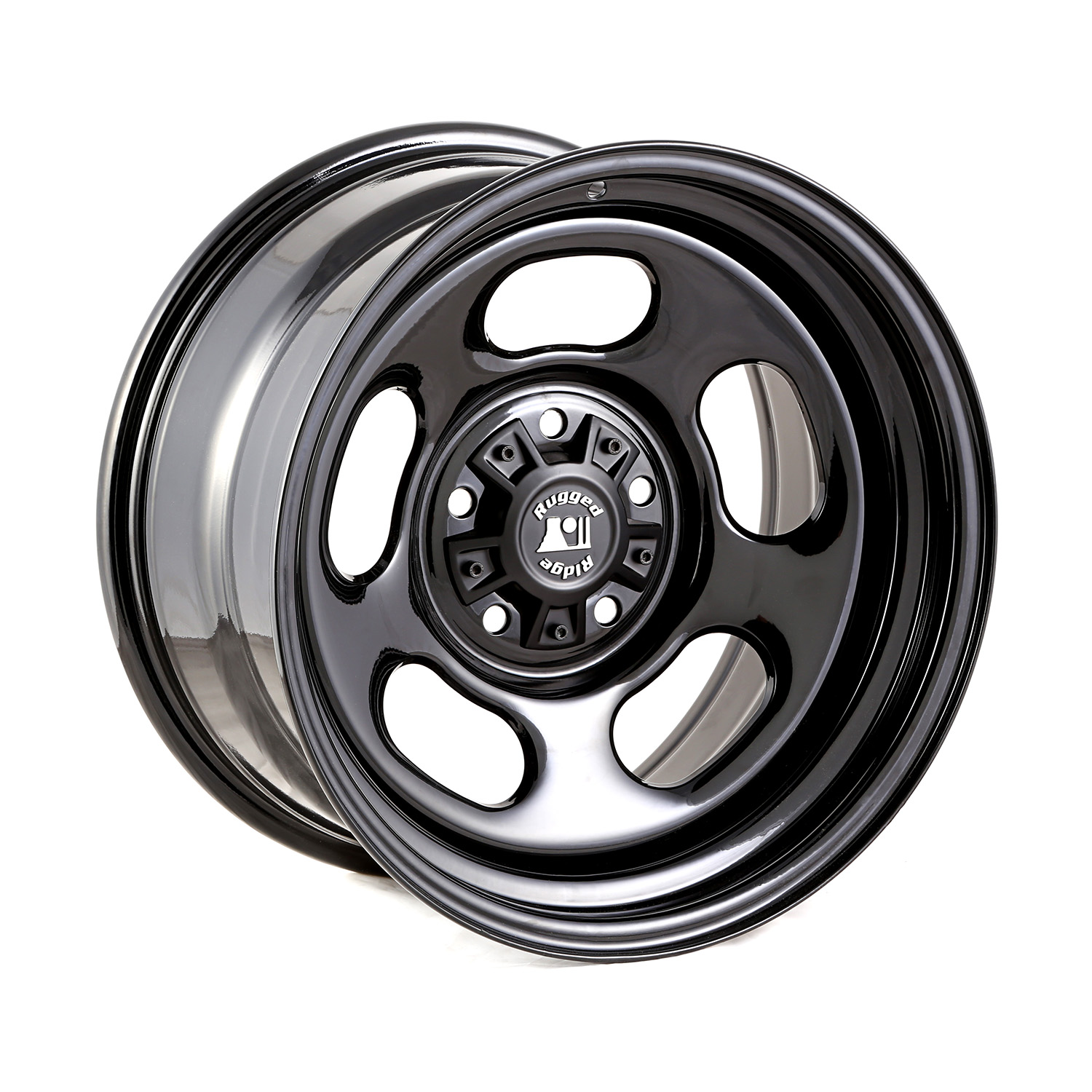Black Steel Wheel Hubcentric with Center Cap, 17x9-15500.78