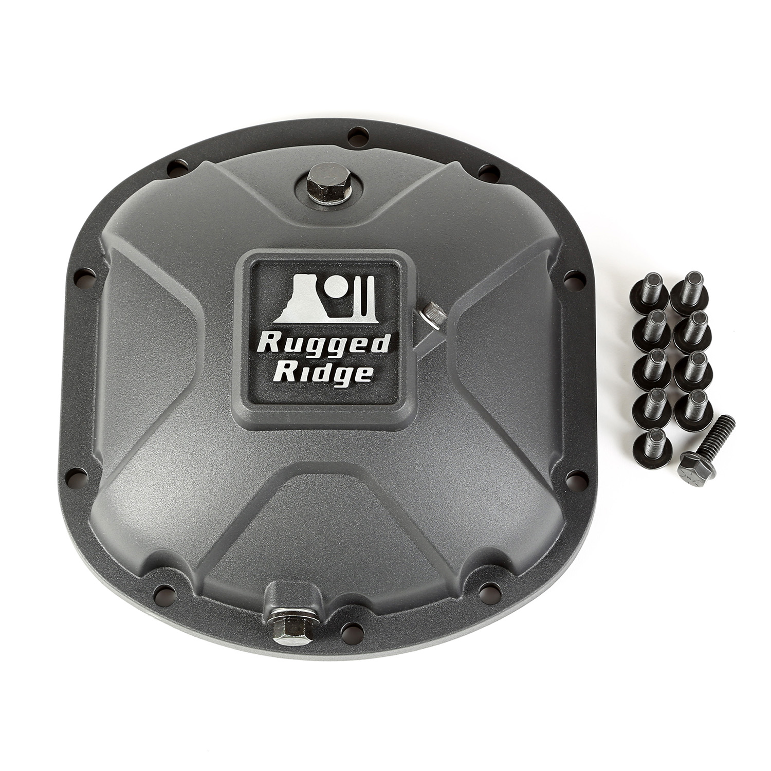 Boulder Aluminum Differential Cover, Dana 30, Black, Universal-16595.13