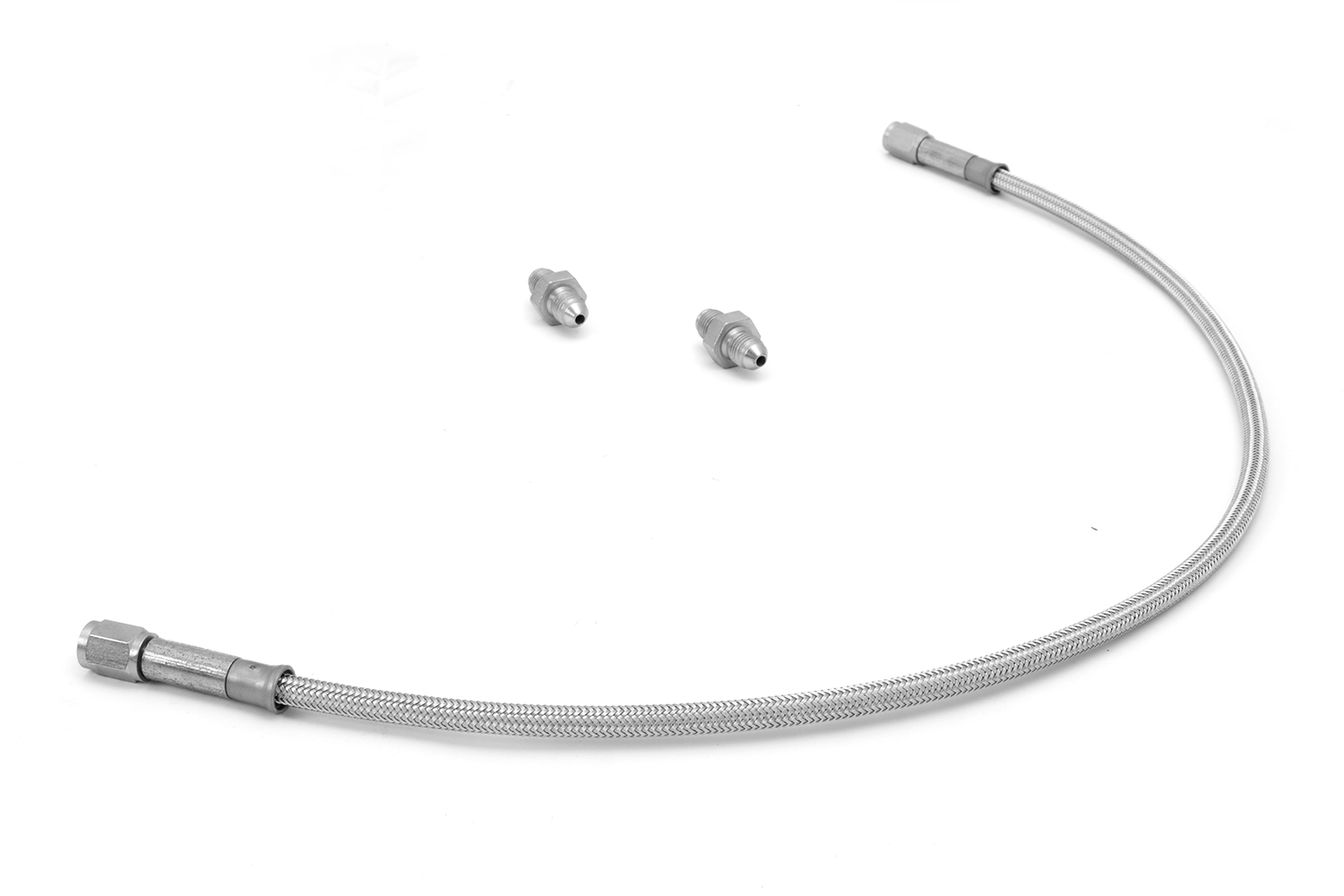 Rear Brake Hose, Braided Stainless Steel; 67-73 Jeep CJ Models-16735.02
