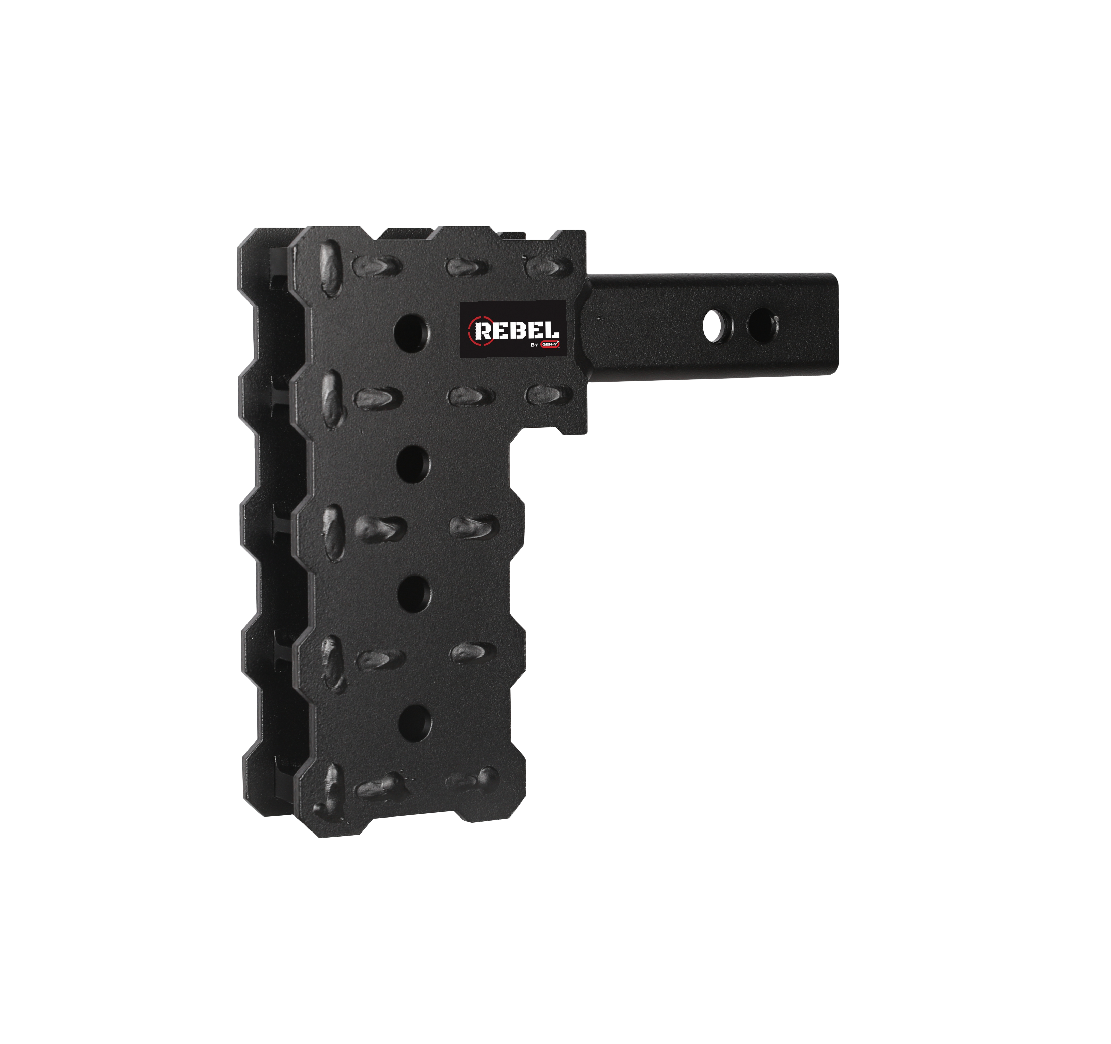 REBEL Standard 2 Hollow Shank 7 Drop .5K TW 5K Hitch Only GH-13004