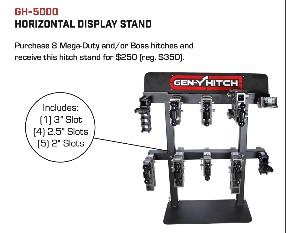 Horizontal Display Stand w/ Monitor Bracket GH-5000