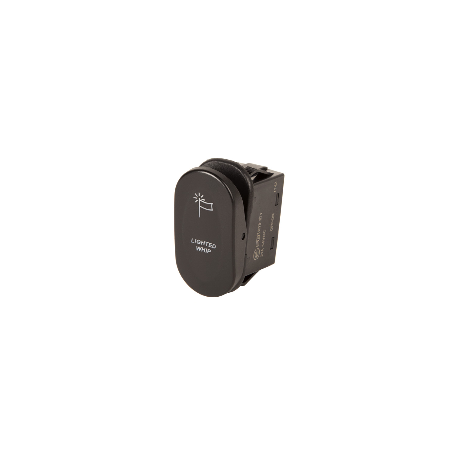 Rocker Switch, 2-Position, Lighted Whip-17235.14