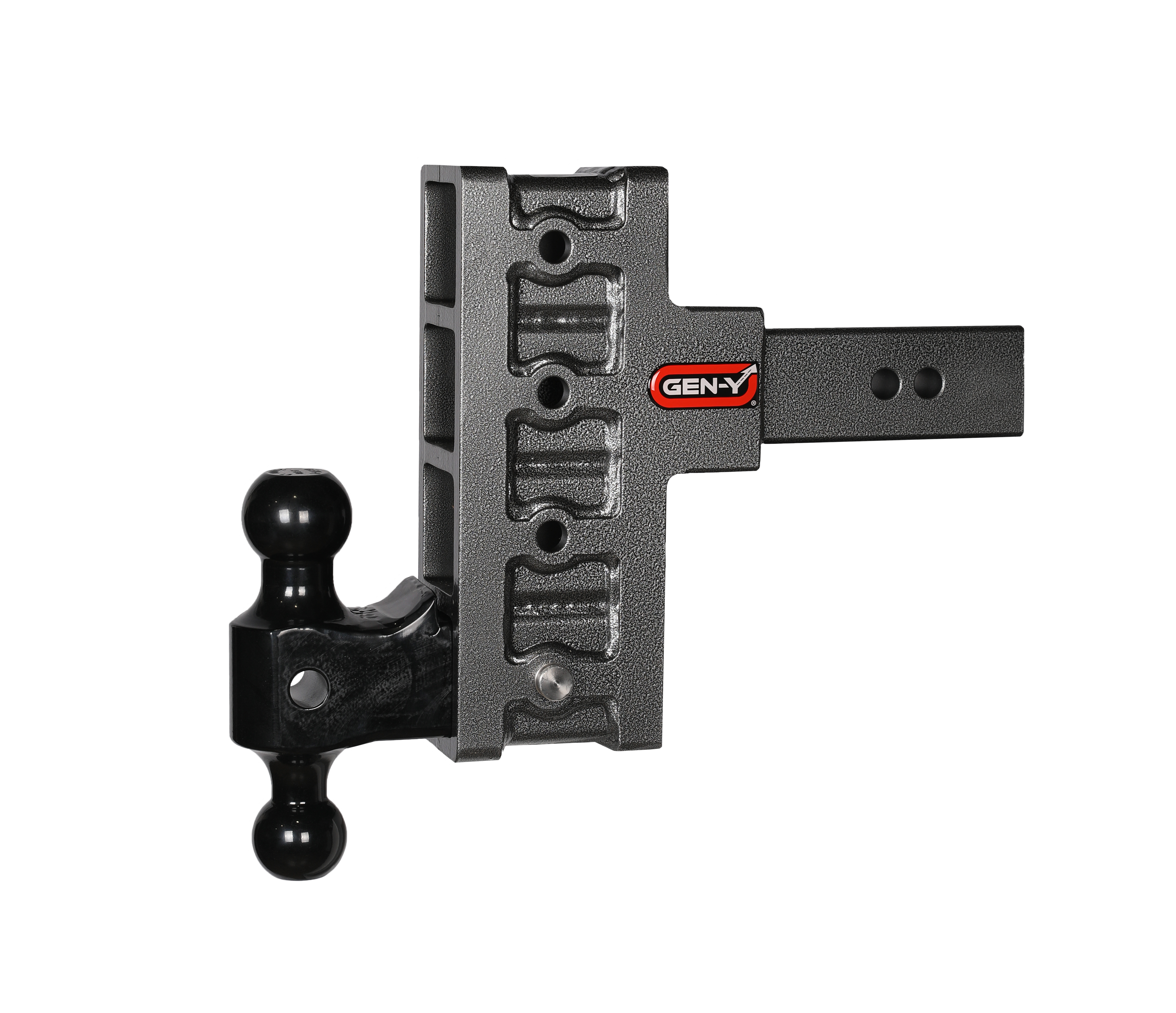 Mega-Duty 2.5" Shank 6" Offset Drop 3.5K TW 32K Hitch & GH-0161 Dual-Ball GH-1914