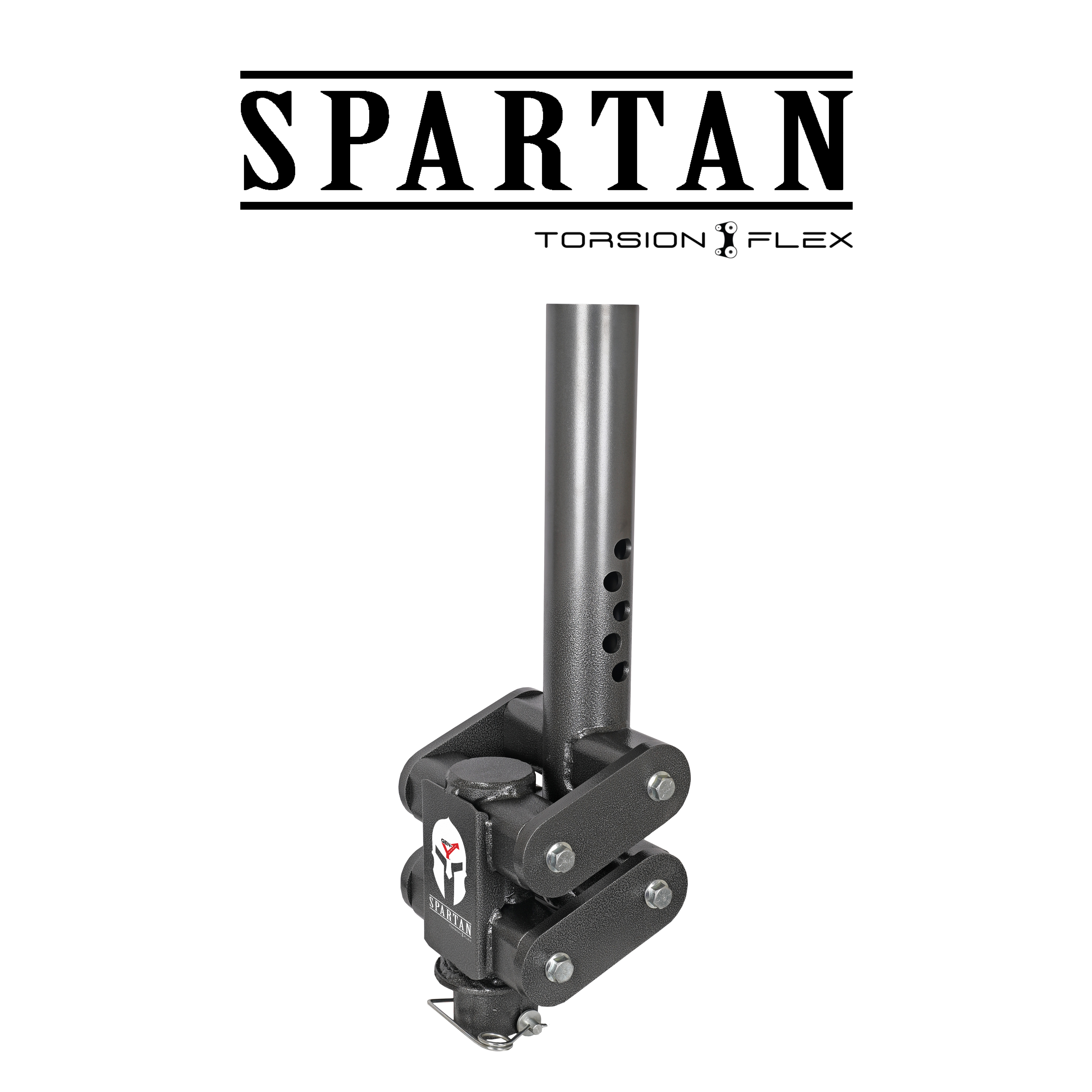 Spartan Torsion Flex Manual Latch 5" Offset 4" Square Tube Gooseneck GH-7092HD