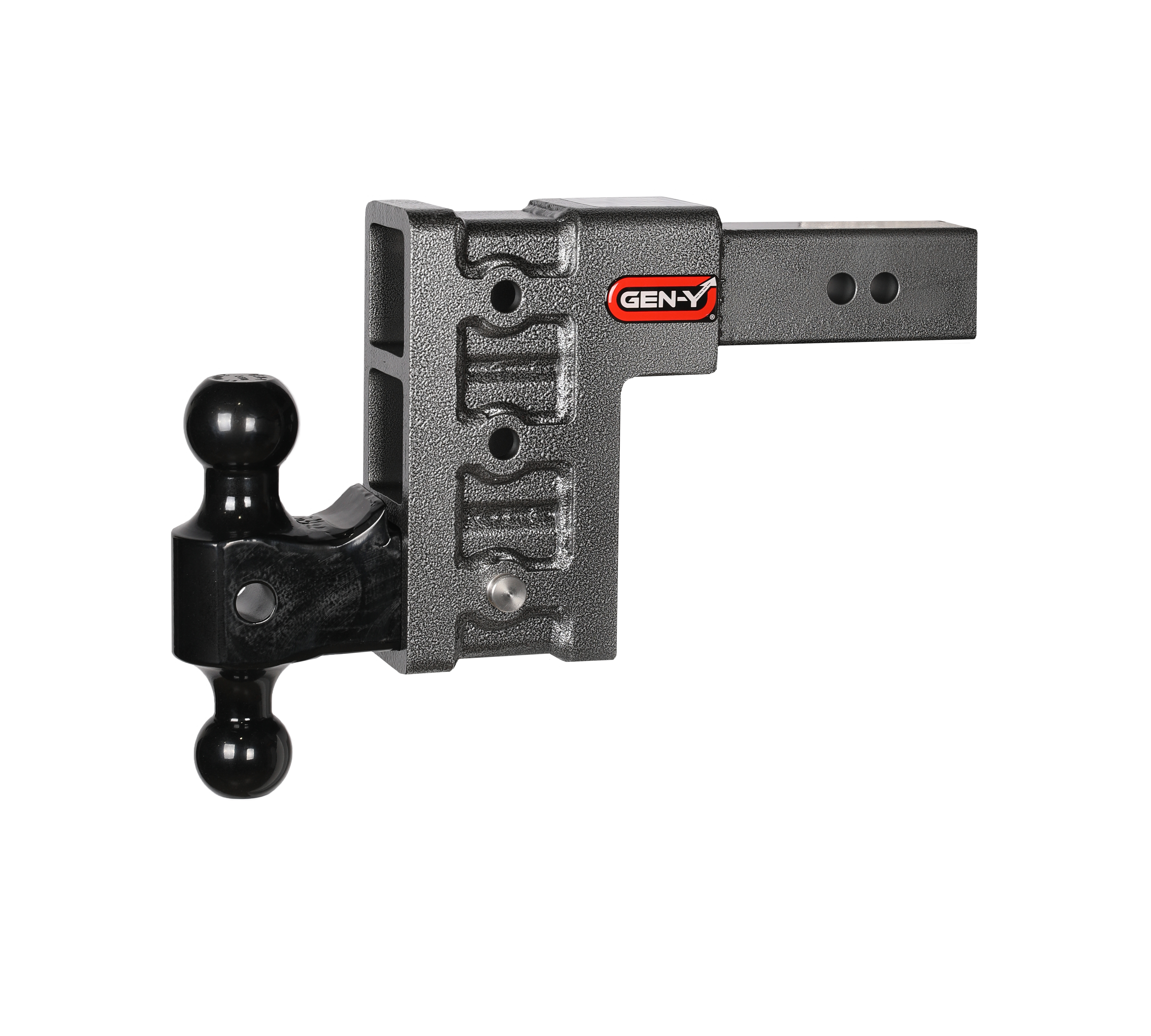 Mega-Duty 2.5" Shank 6" Drop 3.5K TW 32K Hitch & GH-0161 Dual-Ball GH-1613