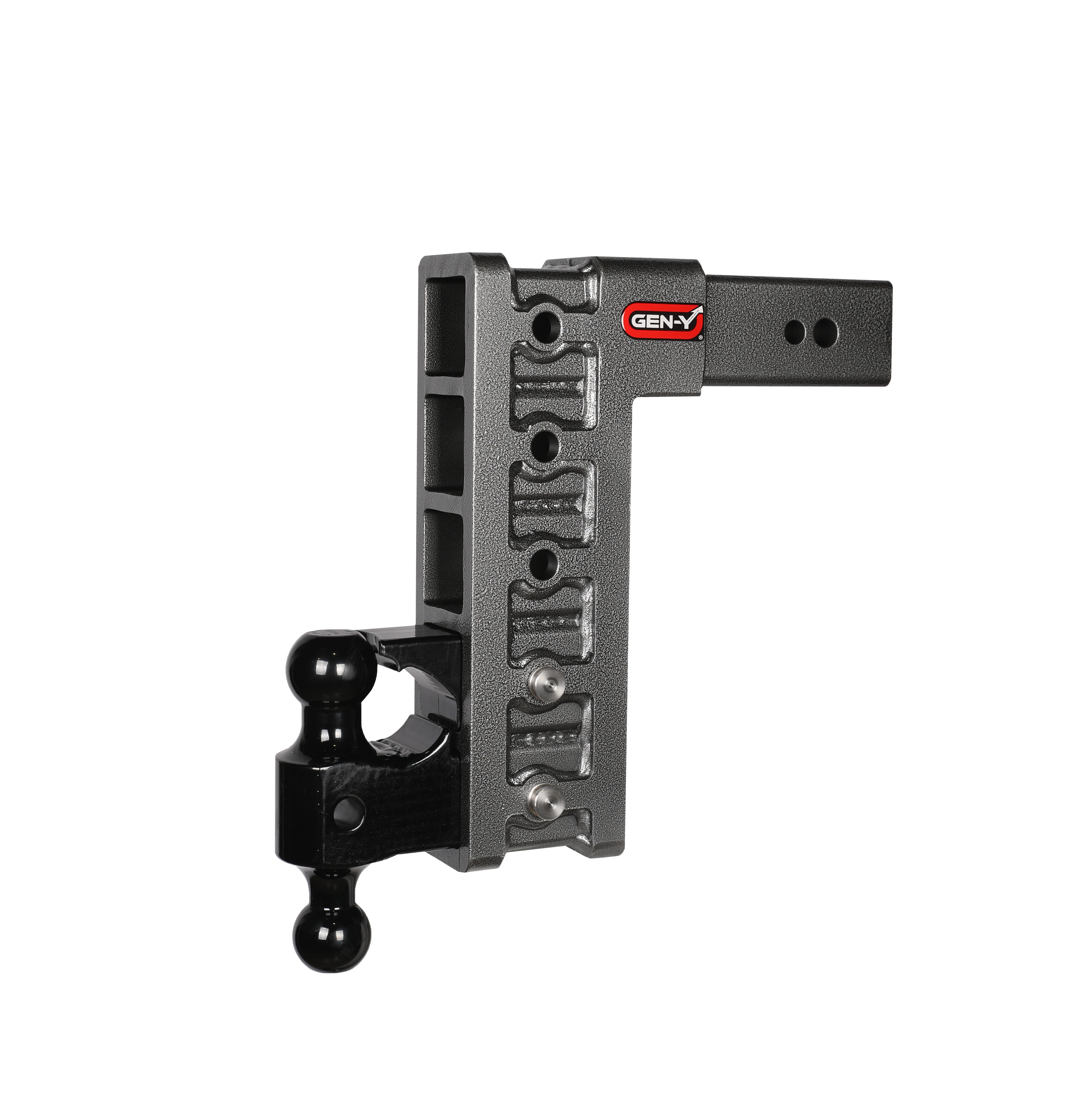 Mega-Duty 3" Shank 12" Drop 3.5K TW 32K Hitch & GH-0161 Dual-Ball & GH-0162 GH-1725