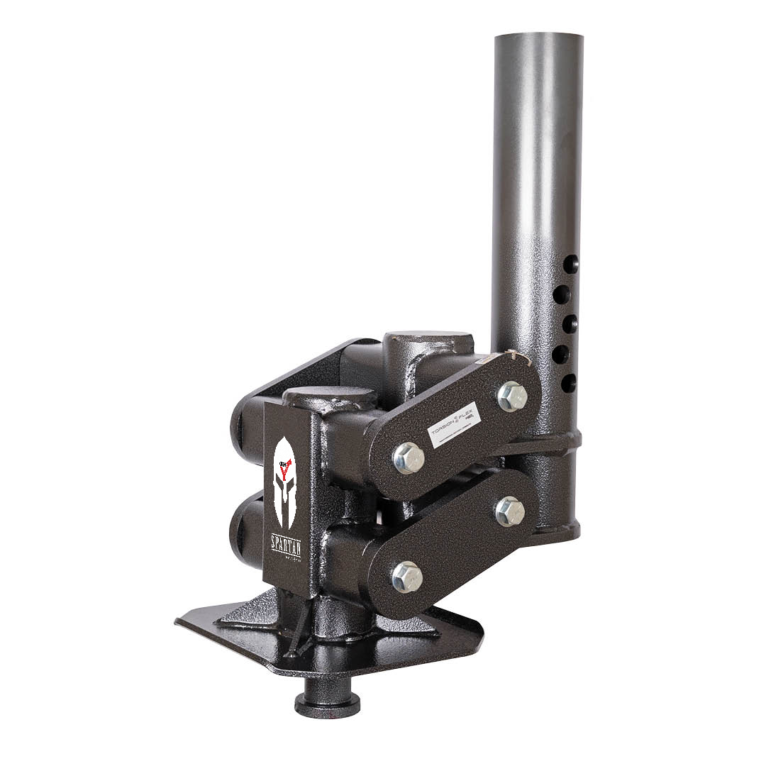 MANUAL LATCH: Pegasus Series - 4 Round Tube Gooseneck King Pin, 11 Offset GH-7068