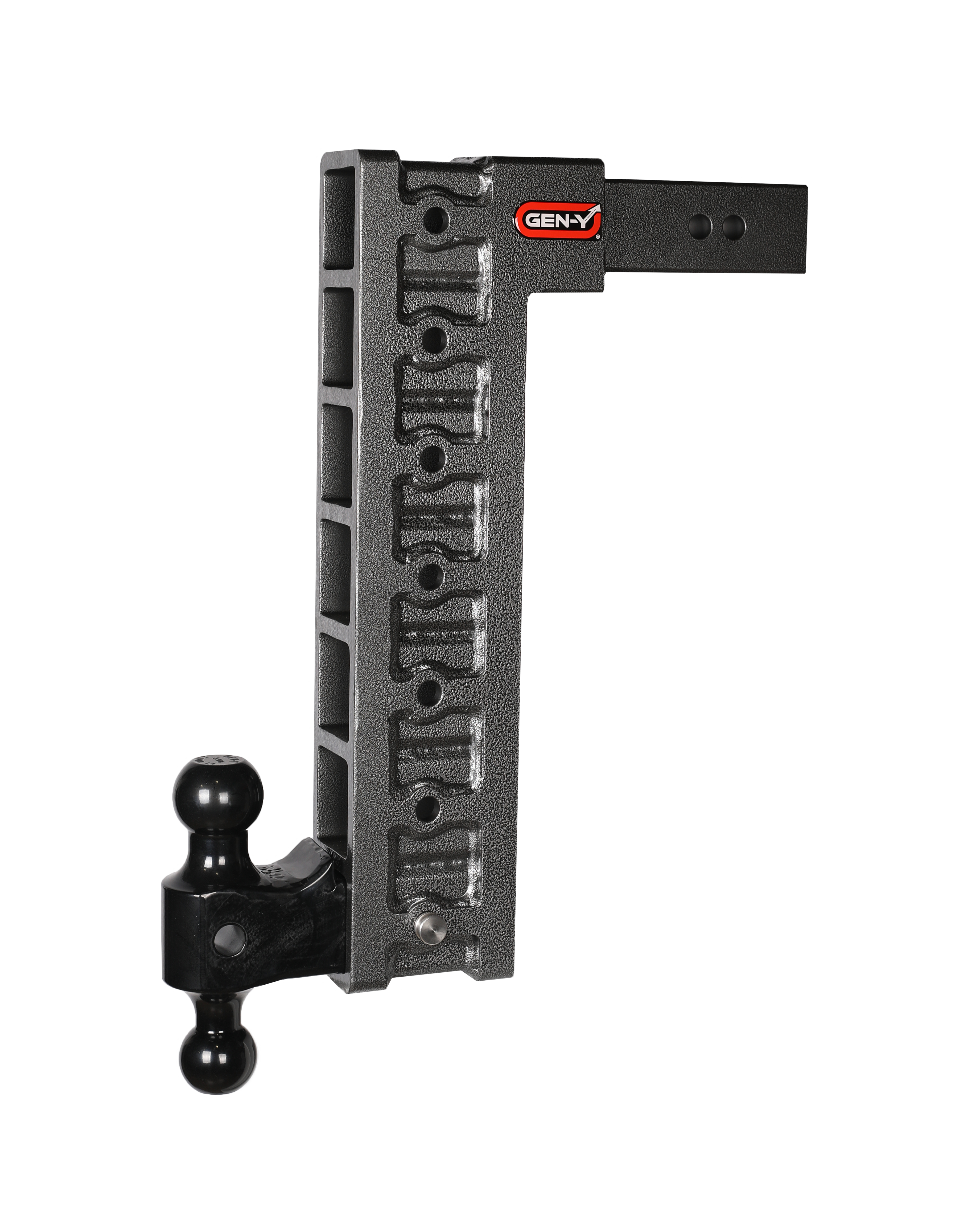 Mega-Duty 2.5" Shank 18" Drop 3K TW 21K Hitch & GH-061 Dual-Ball & GH-0101 GH-617
