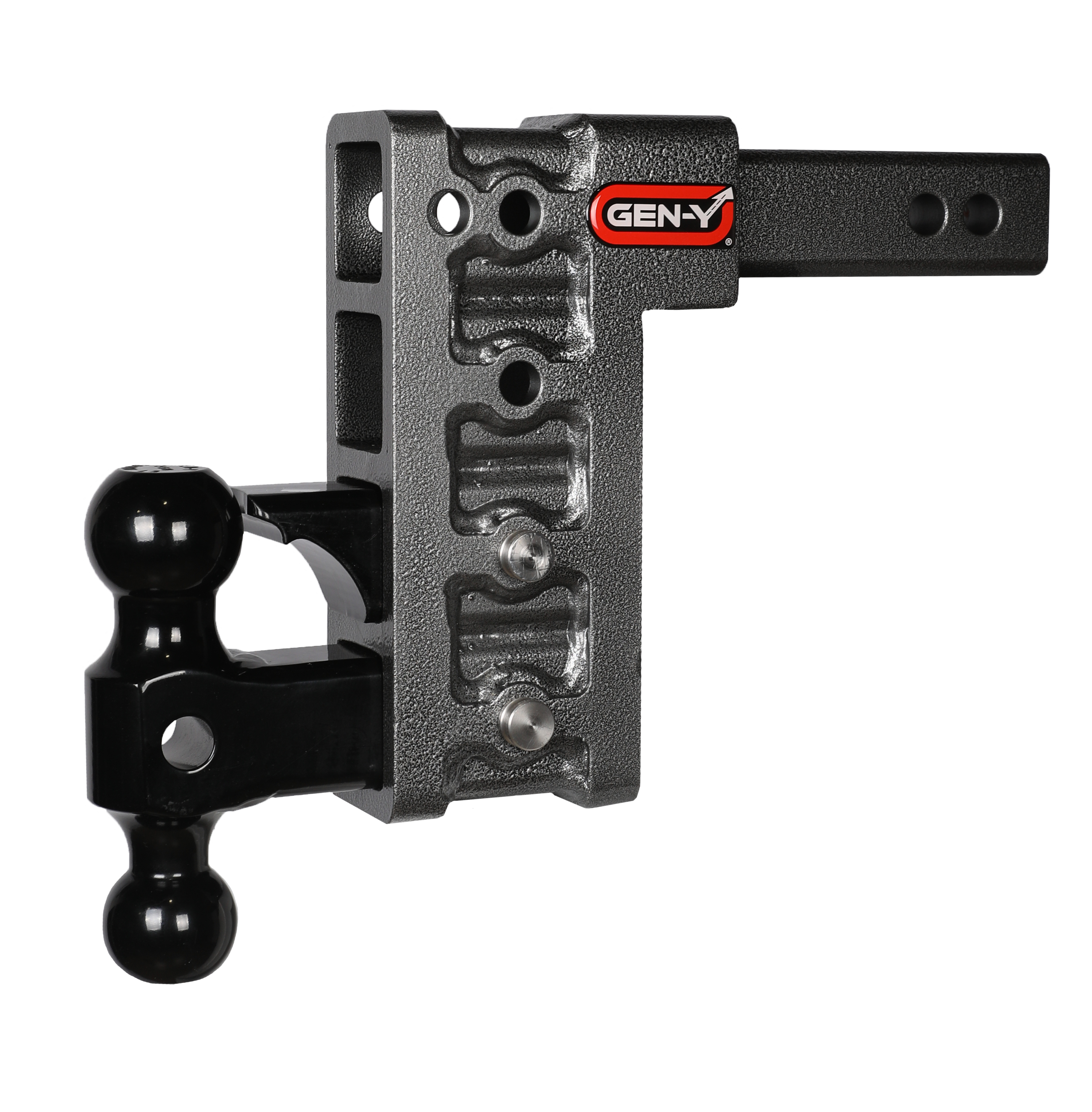 Mega-Duty 2" Shank 7.5" Drop 1.5K TW 10K Hitch & GH-031 Dual-Ball & GH-032 GH-324