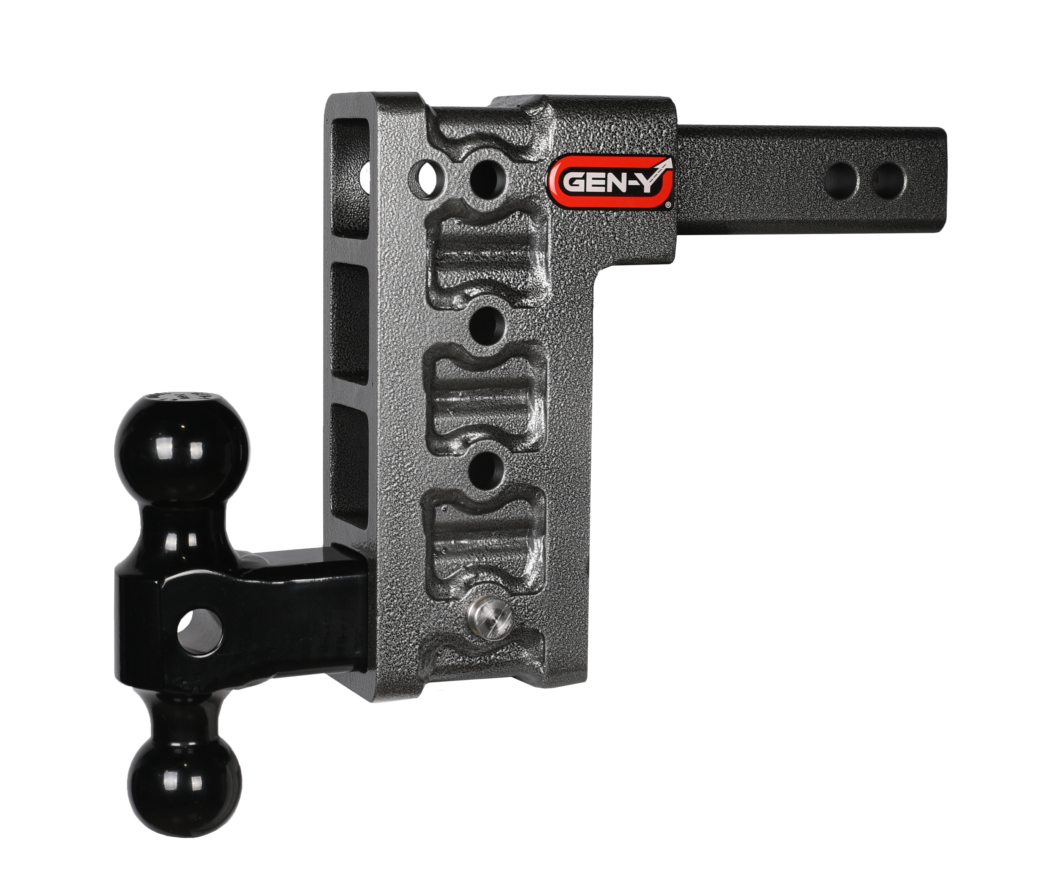 Mega-Duty 2" Shank 7.5" Drop 1.5K TW 10K Hitch & GH-031 Dual-Ball GH-314