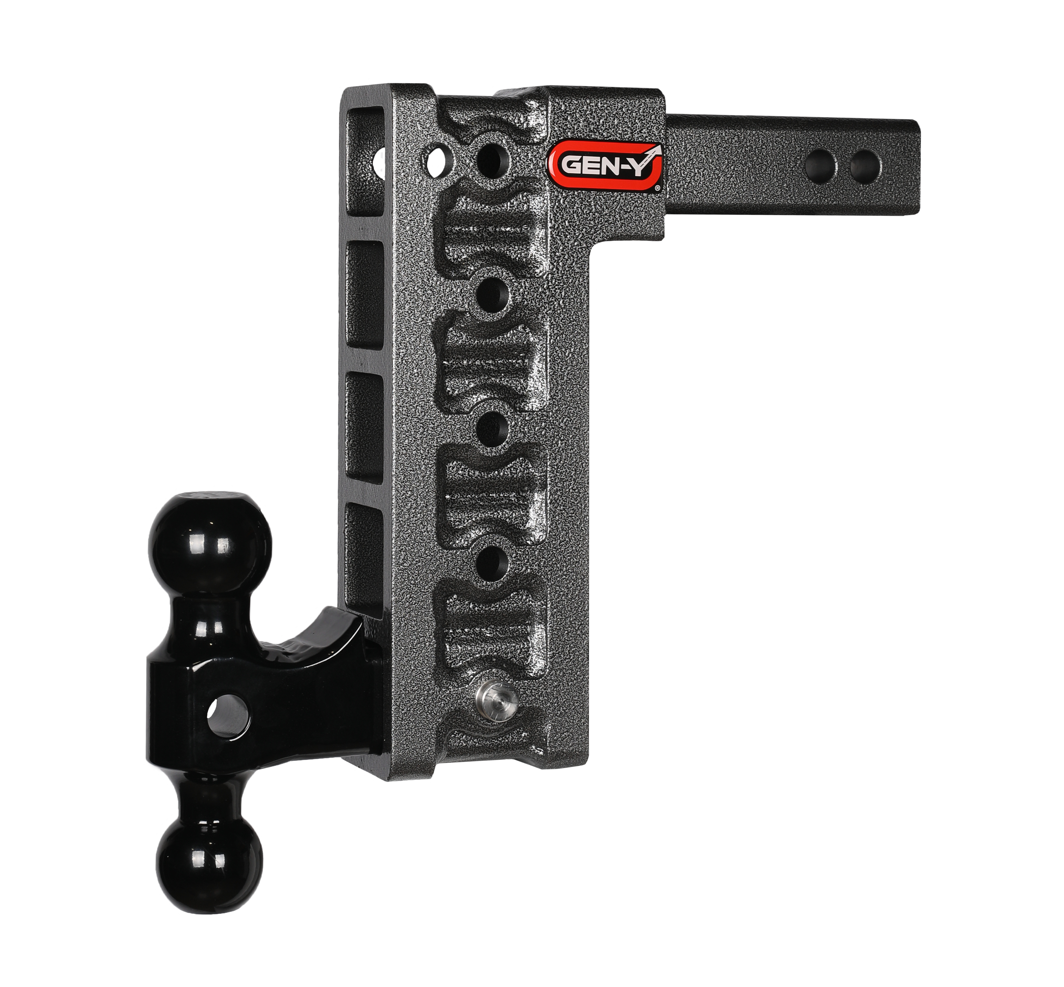 Mega-Duty 2" Shank 10" Drop 2K TW 16K Hitch & GH-051 Dual-Ball GH-515