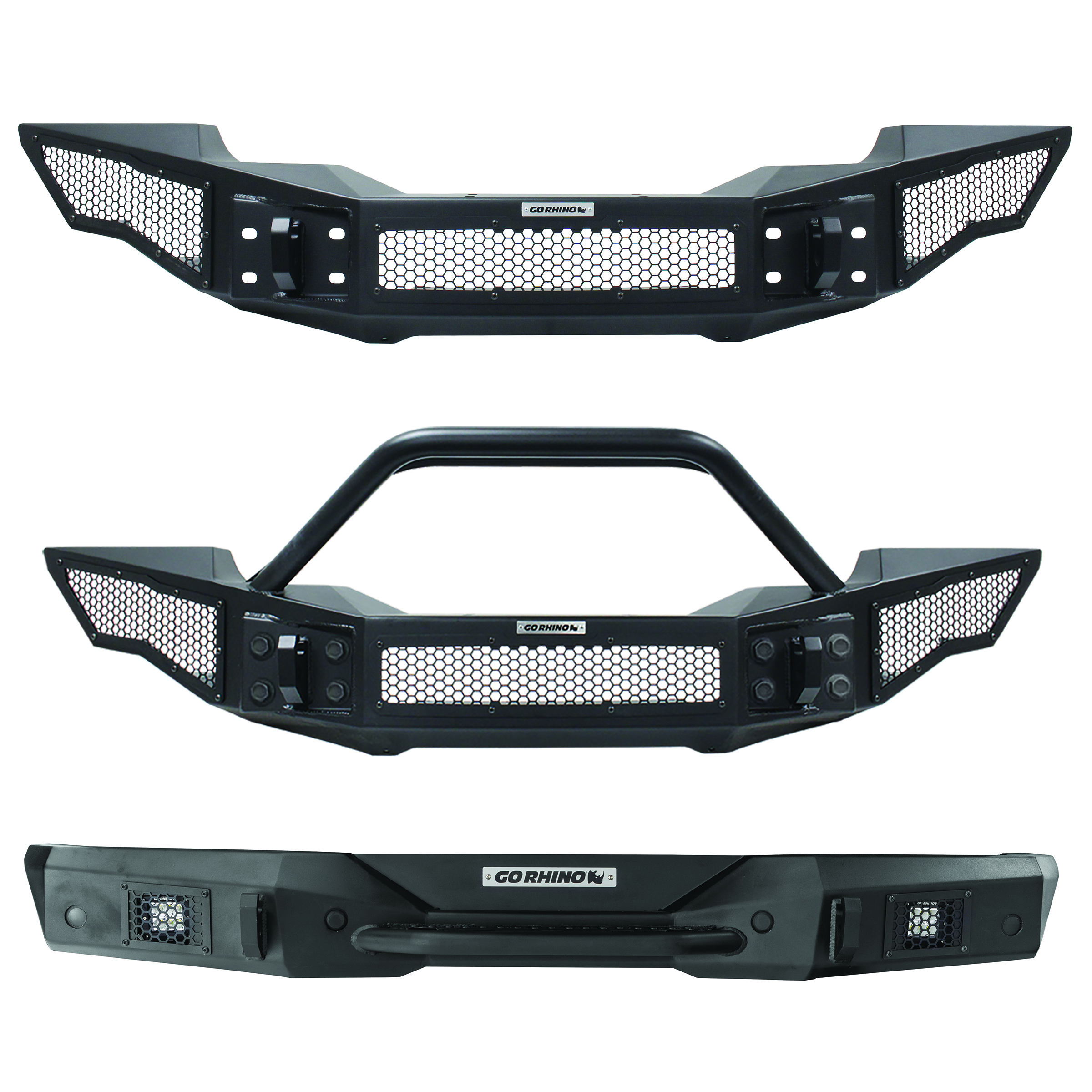 Rockline Full Width Bumper w/overrider 331201T