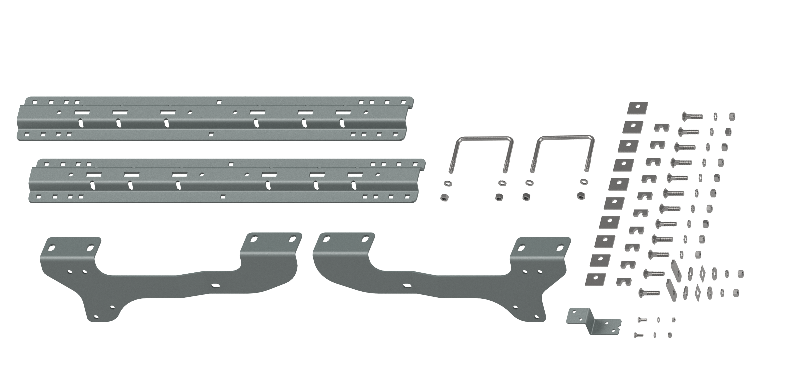 Custom Installation Kit For Universal Mounting Rails For Some GMC Trucks RVK2503