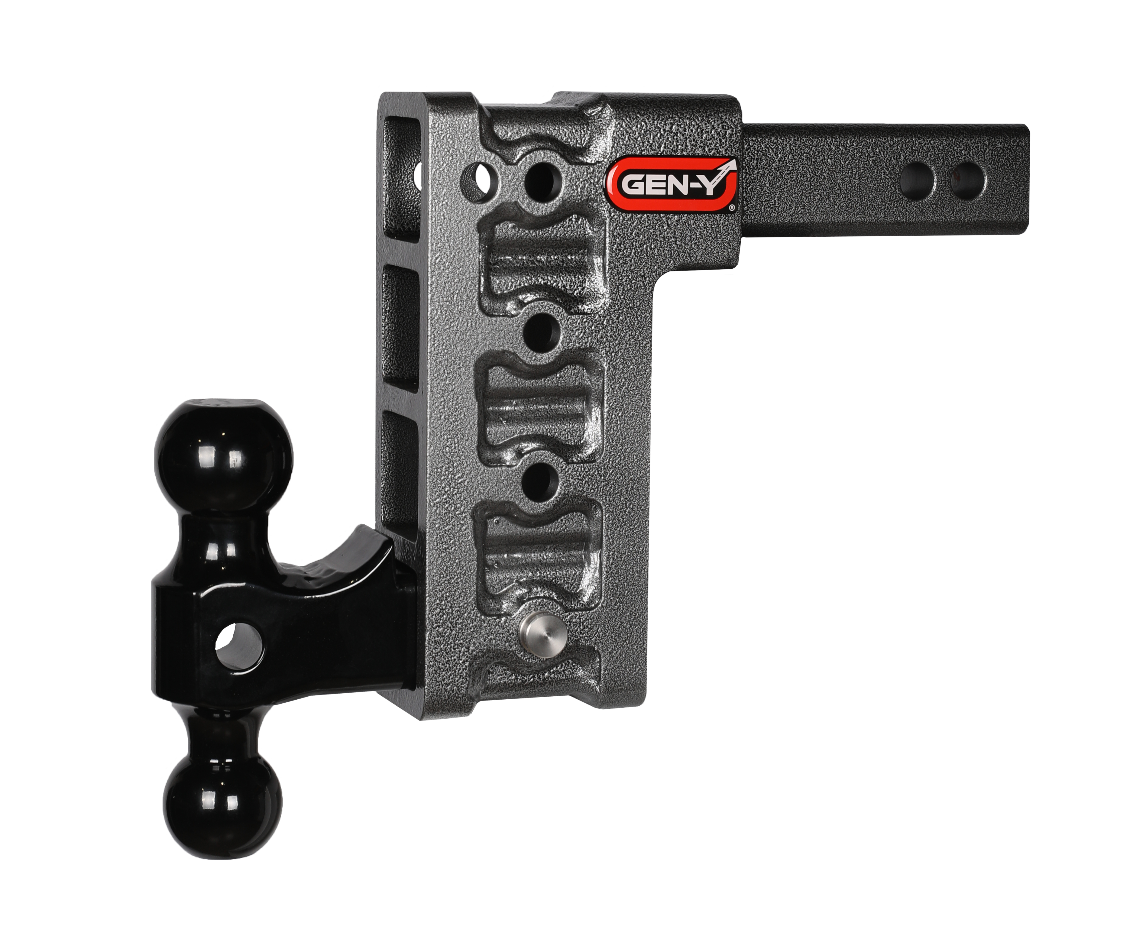 Mega-Duty 2" Shank 7.5" Drop 2K TW 16K Hitch & GH-051 Dual-Ball GH-514