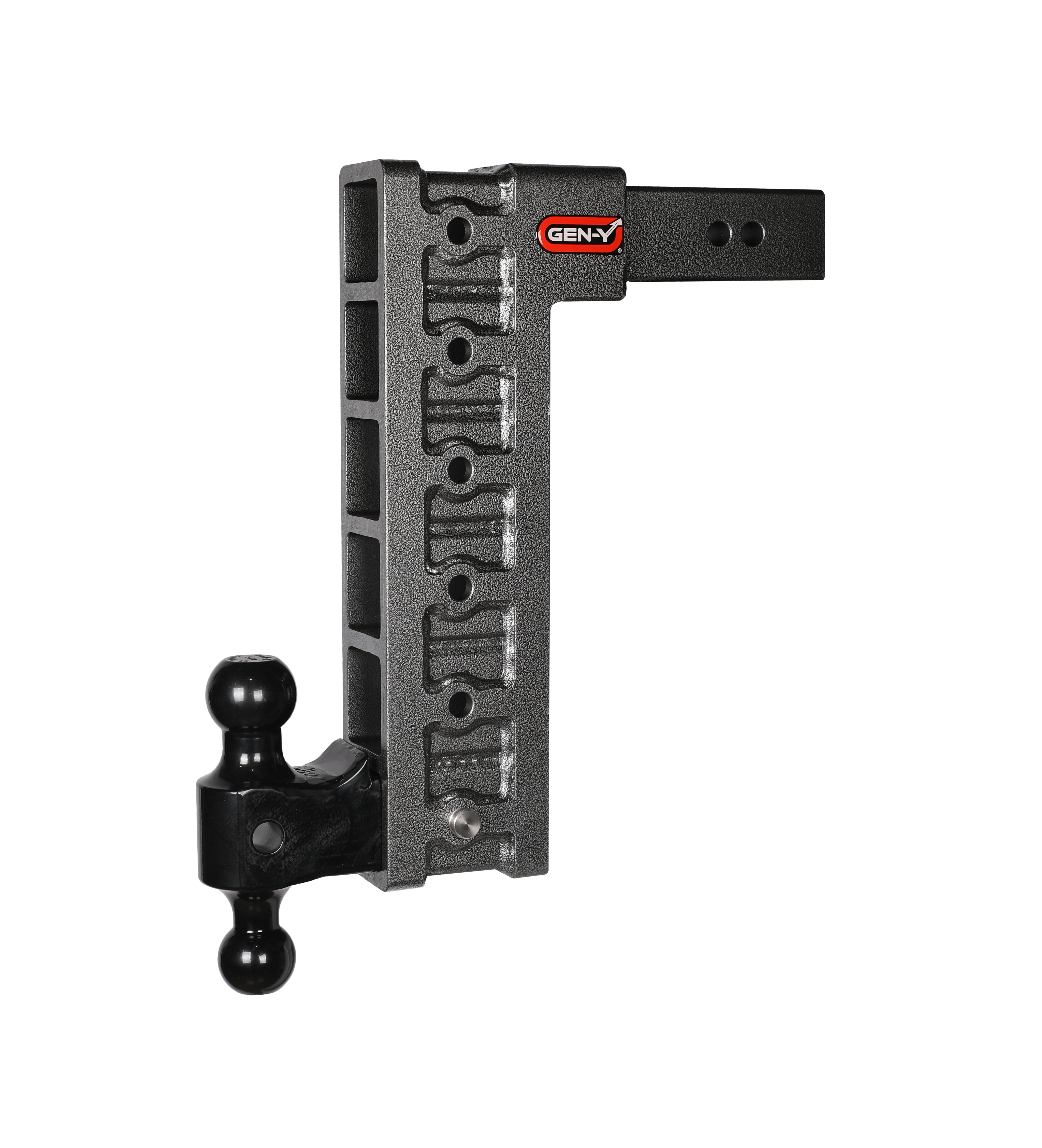 Mega-Duty 2.5" Shank 15" Drop 3K TW 21K Hitch & GH-061 Dual-Ball & GH-0101 GH-616