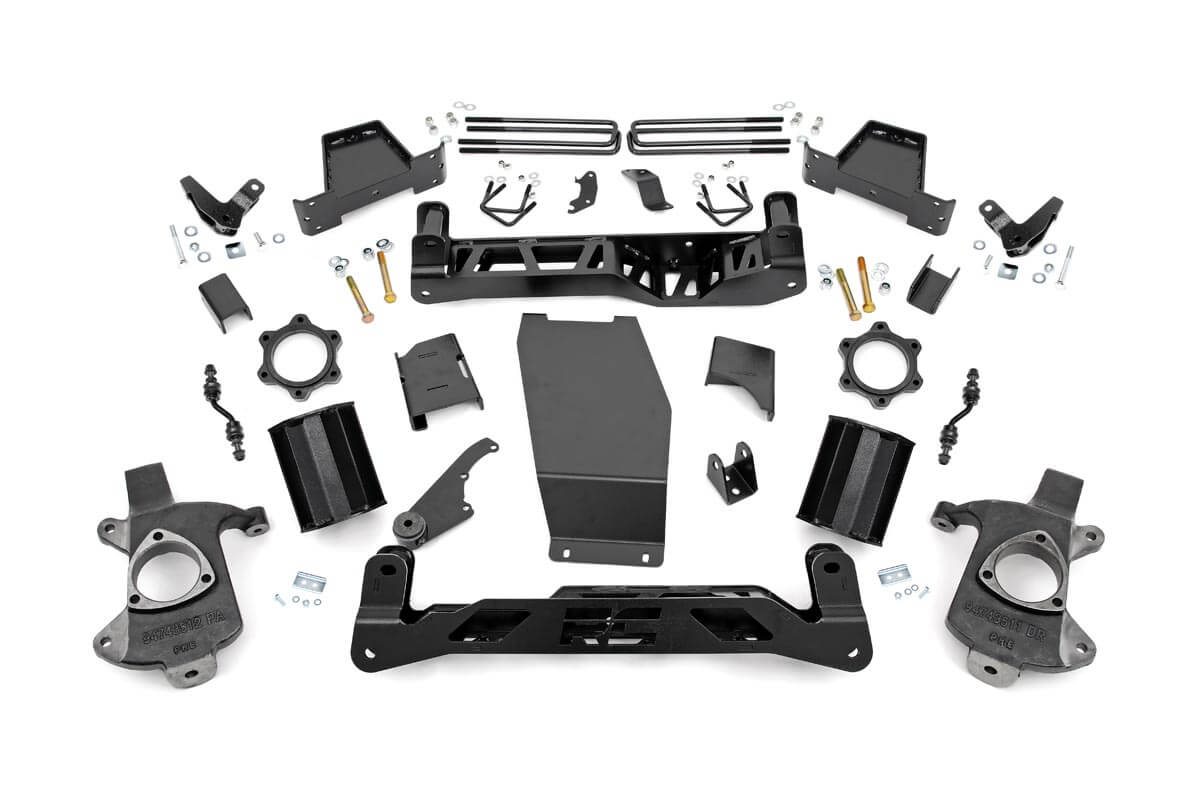 7in GMC Suspension Lift Kit (14-16 1500 Denali PU 4WD w/MagneRide | Aluminum) 18102