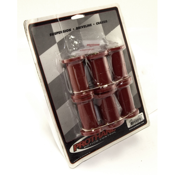 Leaf Spring Bushing Kit, Front or Rear, Red; 87-95 Jeep Wrangler YJ-18364.03