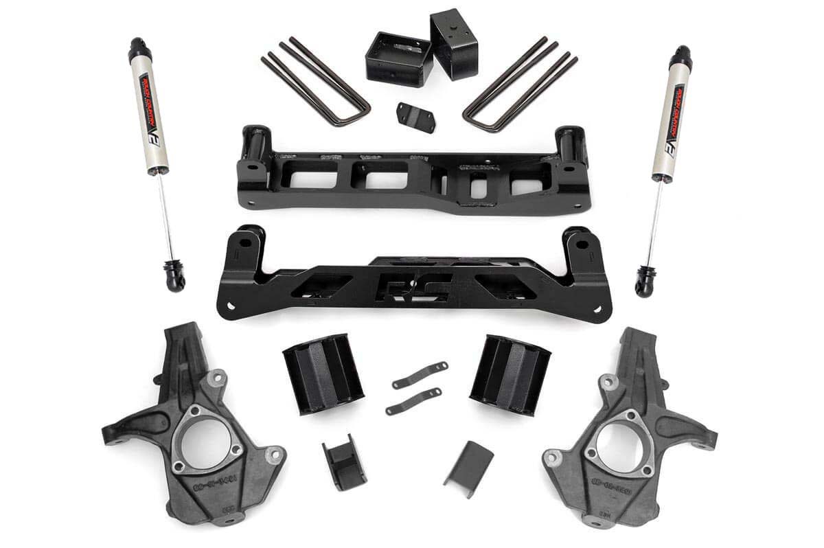 5in GM Suspension Lift Kit w/N2.0 (14-18 1500 PU 2WD | Aluminum/Stamped Steel) 24870