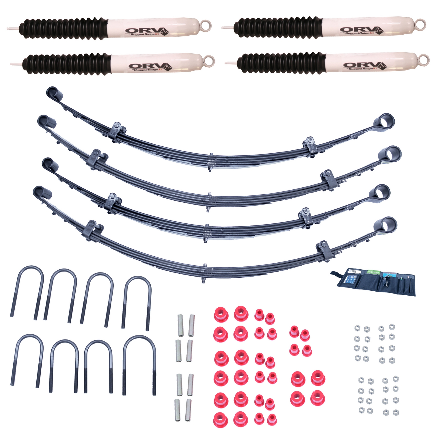 2 Inch Lift Kit with Shocks; 76-86 Jeep CJ5/CJ7/CJ8-18415.08