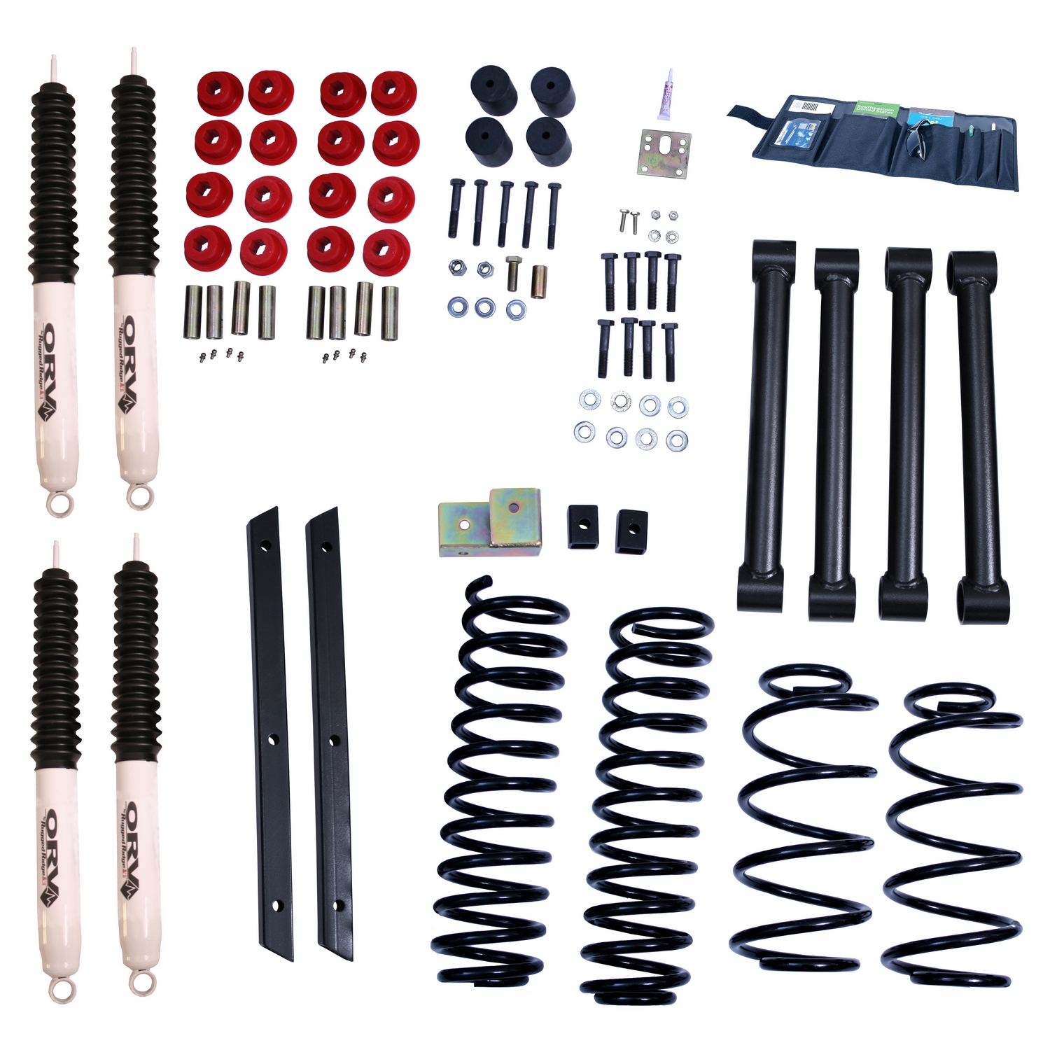 2 Inch Lift Kit with Shocks; 03-06 Jeep Wrangler TJ-18415.31