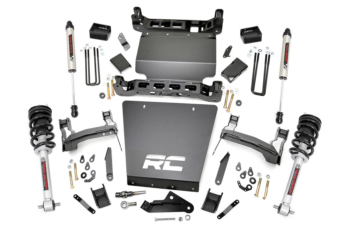 5in GM Suspension Lift Kit w/N2.0 Struts & V2 Shocks (14-18 1500 PU 4WD) 29171