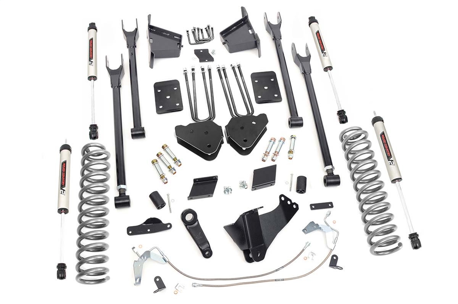 6in Ford 4-Link Suspension Lift Kit w/V2 Shocks (11-14 F-250 4WD) 53270
