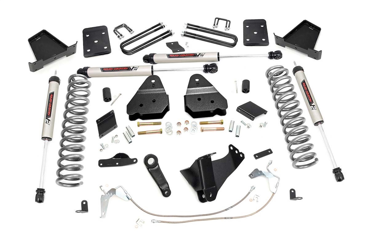 6in Ford Suspension Lift Kit w/V2 Shocks (11-14 F-250 4WD) 53370