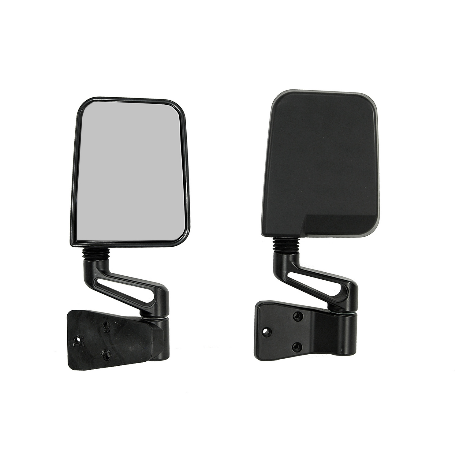 Mirror Pair Black; 87-02 Jeep Wrangler YJ/TJ-7694