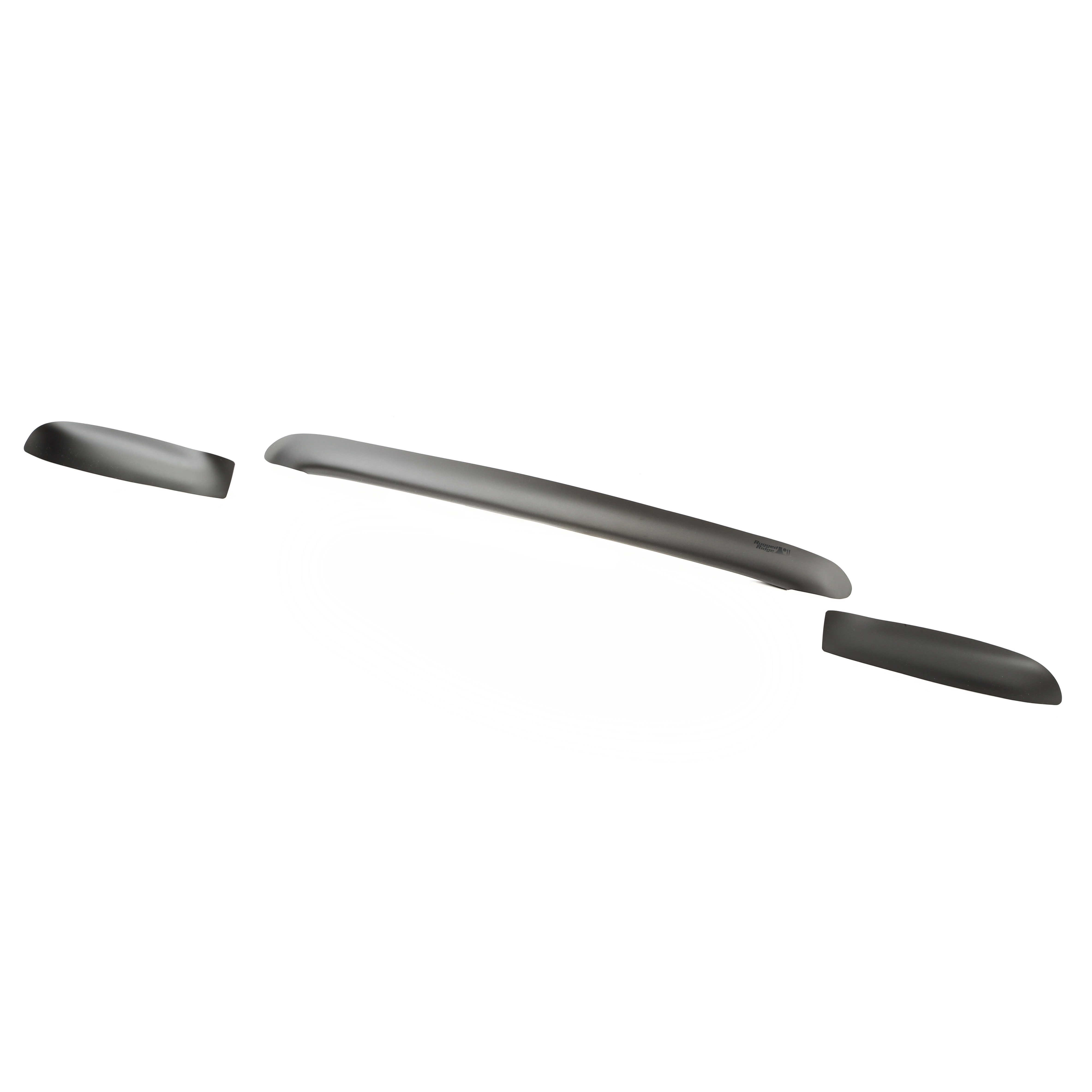 Hood Bug Deflector, Matte Black, Eyebrow; 02-05 Ram 2500/3500 Pickup-81348.11