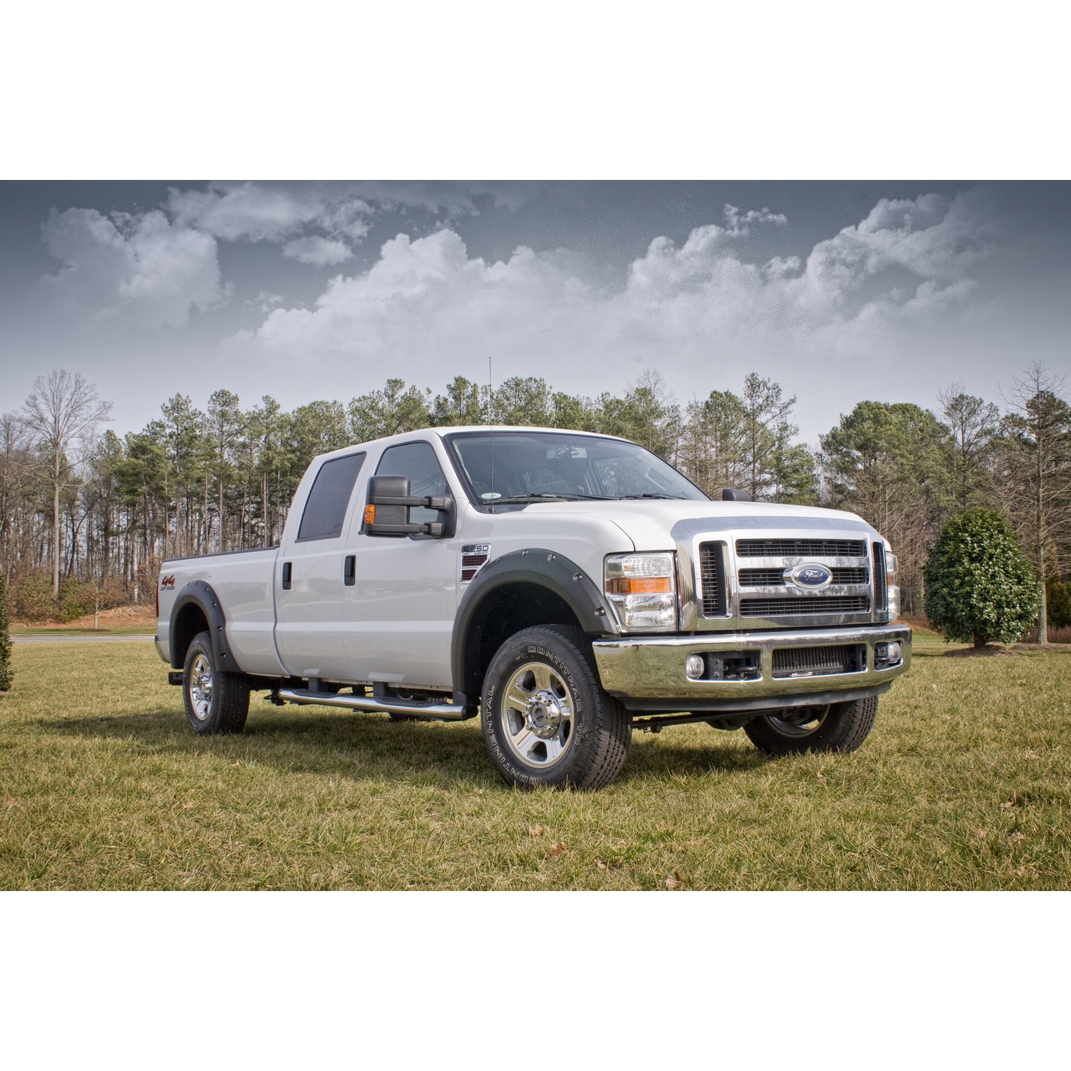 Fender Flare Kit, Black; 08-10 Ford F-250/F-350/F-450 SD Pickups-81630.02