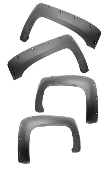 All Terrain Fender Flares; 07-11 Chevolet 1500/2500HD/3500HD-81630.20