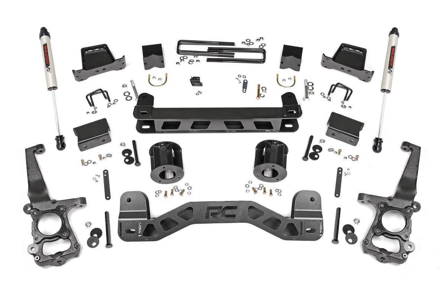6in Ford Suspension Lift Kit w/V2 Shocks (15-19 F-150 2WD) 55370