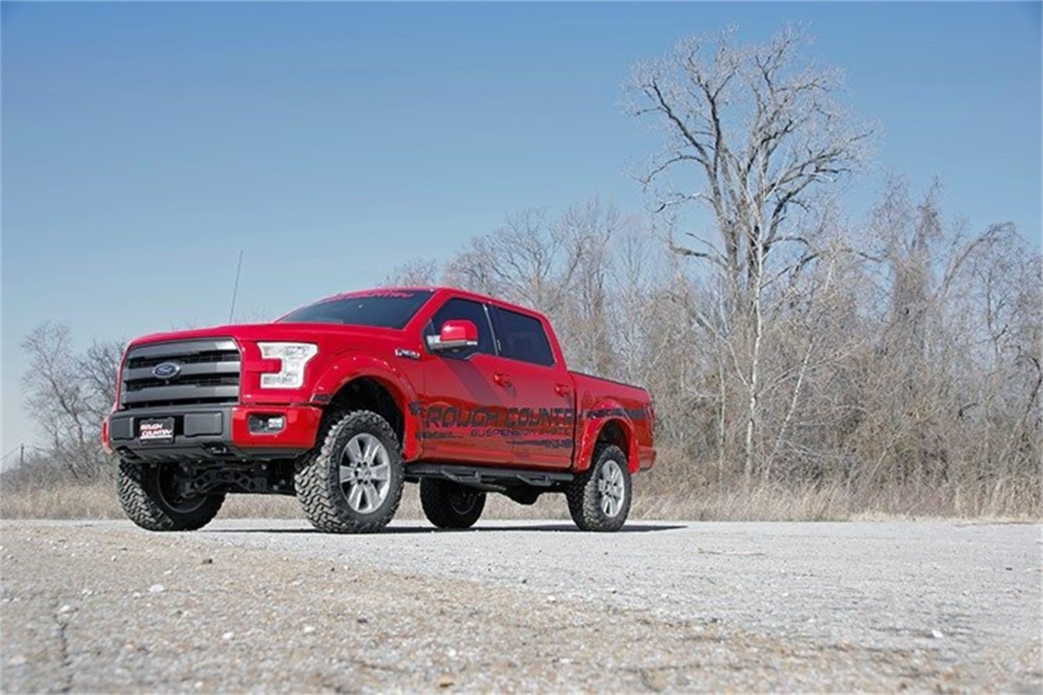 4in Ford Suspension Lift Kit | Lifted Struts 7 V2 (15-19 F-150 4WD) 55571