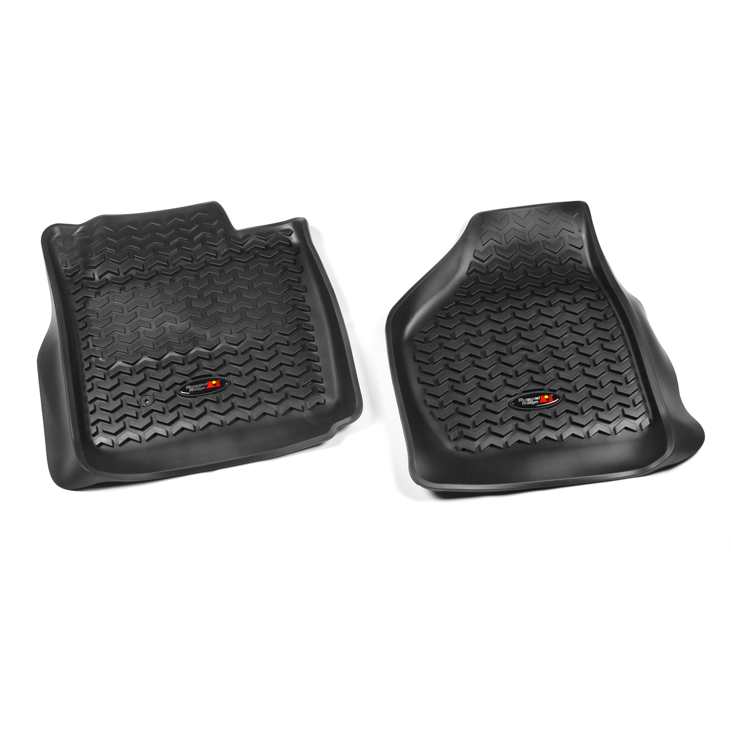 Floor Liners, Front, Black; 08-10 Ford F-250/F-350 Reg/Ext/SuperCrew-82902.06