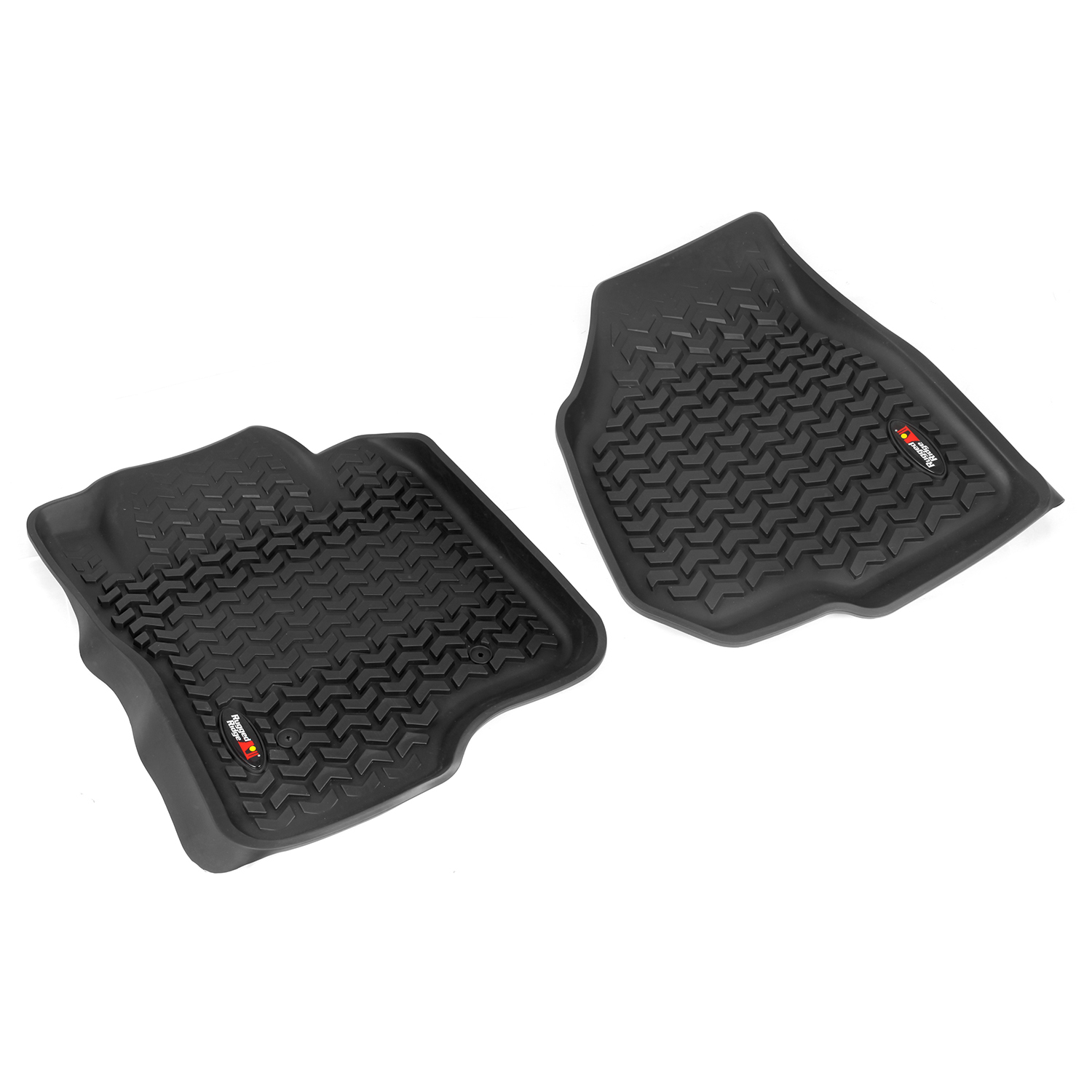 Floor Liners, Front, Black; 11-12 Ford F-250/F-350 Reg/Ext/SuperCrew-82902.08