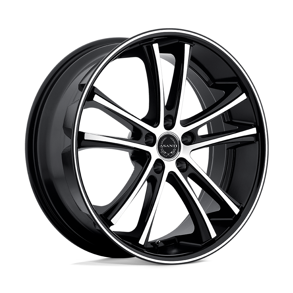 Asanti Black ABL-1 PEGASI 22X10 MACHINED FACE BLACK LIP BLANK - ABL1-22100015MB