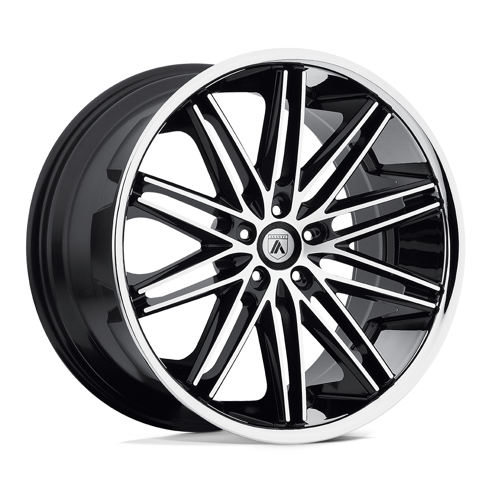Asanti Black ABL-10 POLLUX 22X9 MACHINED FACE SS LIP 5X115 - ABL10-22901515MS Asanti Black ABL-10 POLLUX 22X9 MACHINED FACE SS LIP 5X115 - ABL10-22901515MS