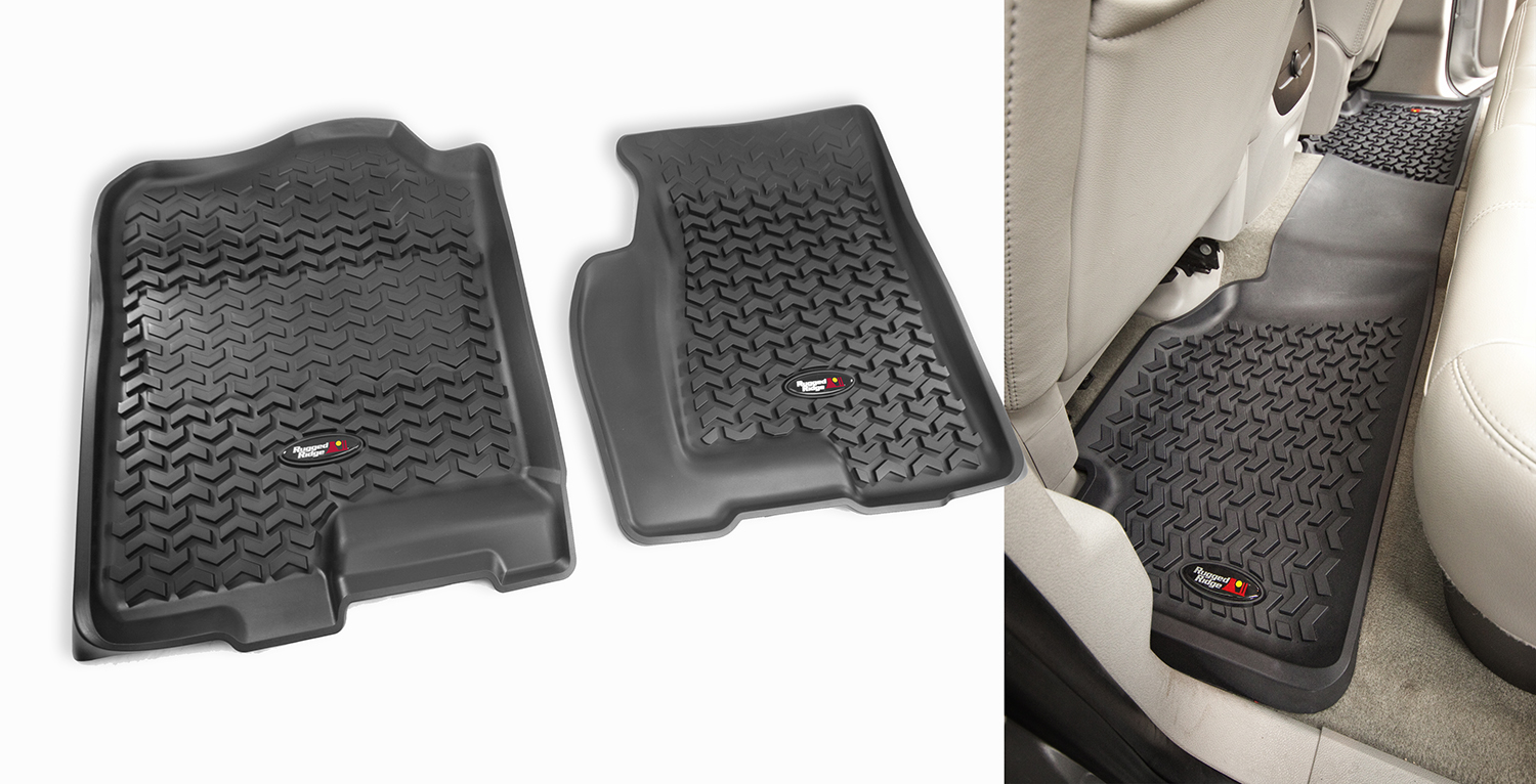 Floor Liners, Kit, Black; 99-06 Chevrolet/GMC Fullsize Pickup/SUV-82989.02