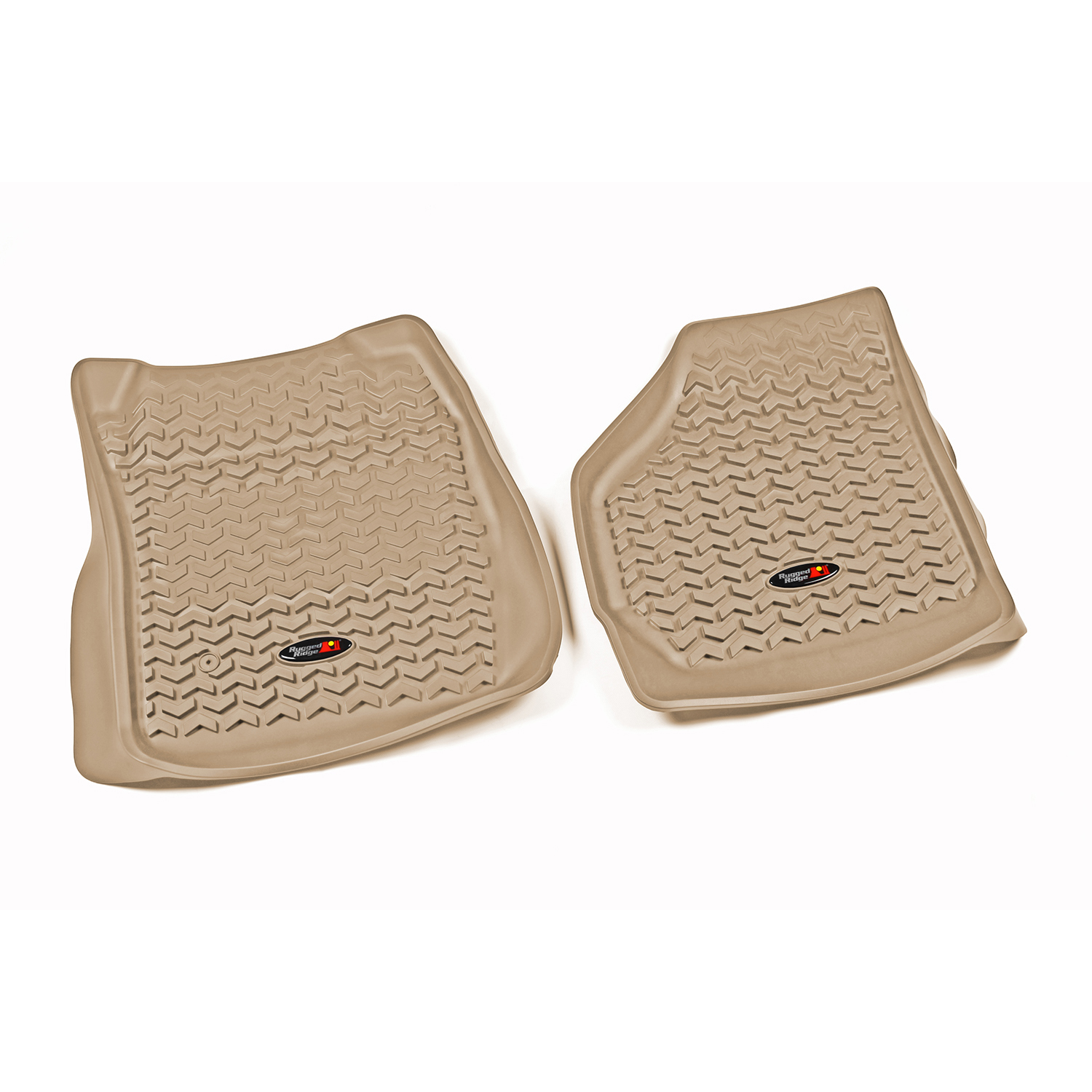 Floor Liners, Front, Tan; 99-07 Ford F-250/F-350 Ext/Reg/SuperCrew-83902.07