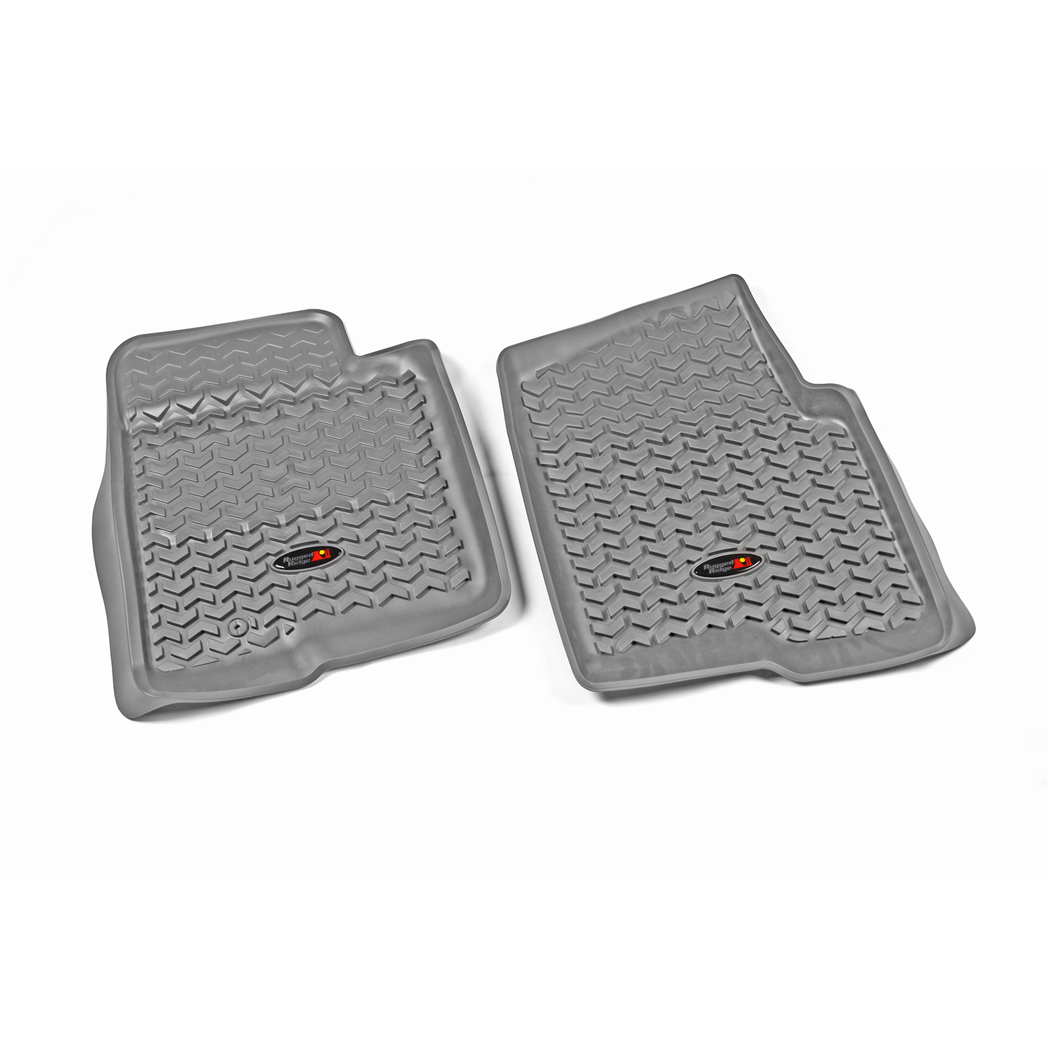 Floor Liners, Front, Gray; 09-10 Ford F-150 Ext/Reg/SuperCrew-84902.03