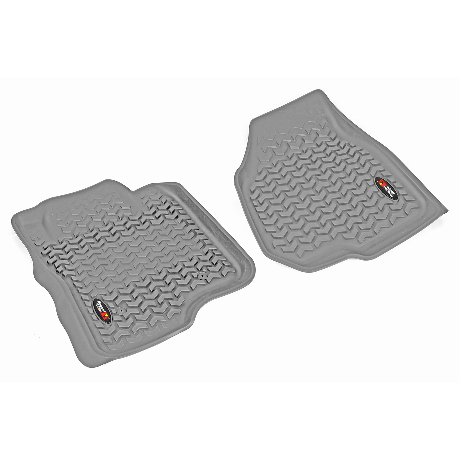 Floor Liners, Front, Gray; 11-12 Ford F-250/F-350 Reg/Ext/SuperCrew-84902.08
