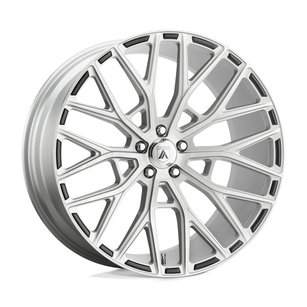 Asanti Black ABL-21 LEO 20X10.5 BRUSHED SILVER BLANK - ABL21-20050020SL